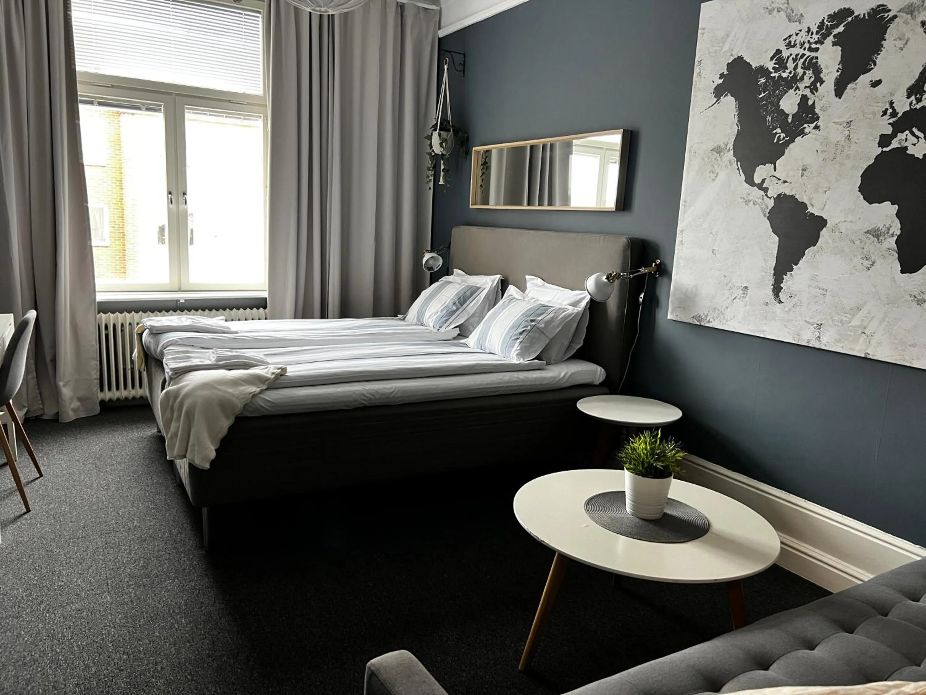 Bed in Hotell Temperance