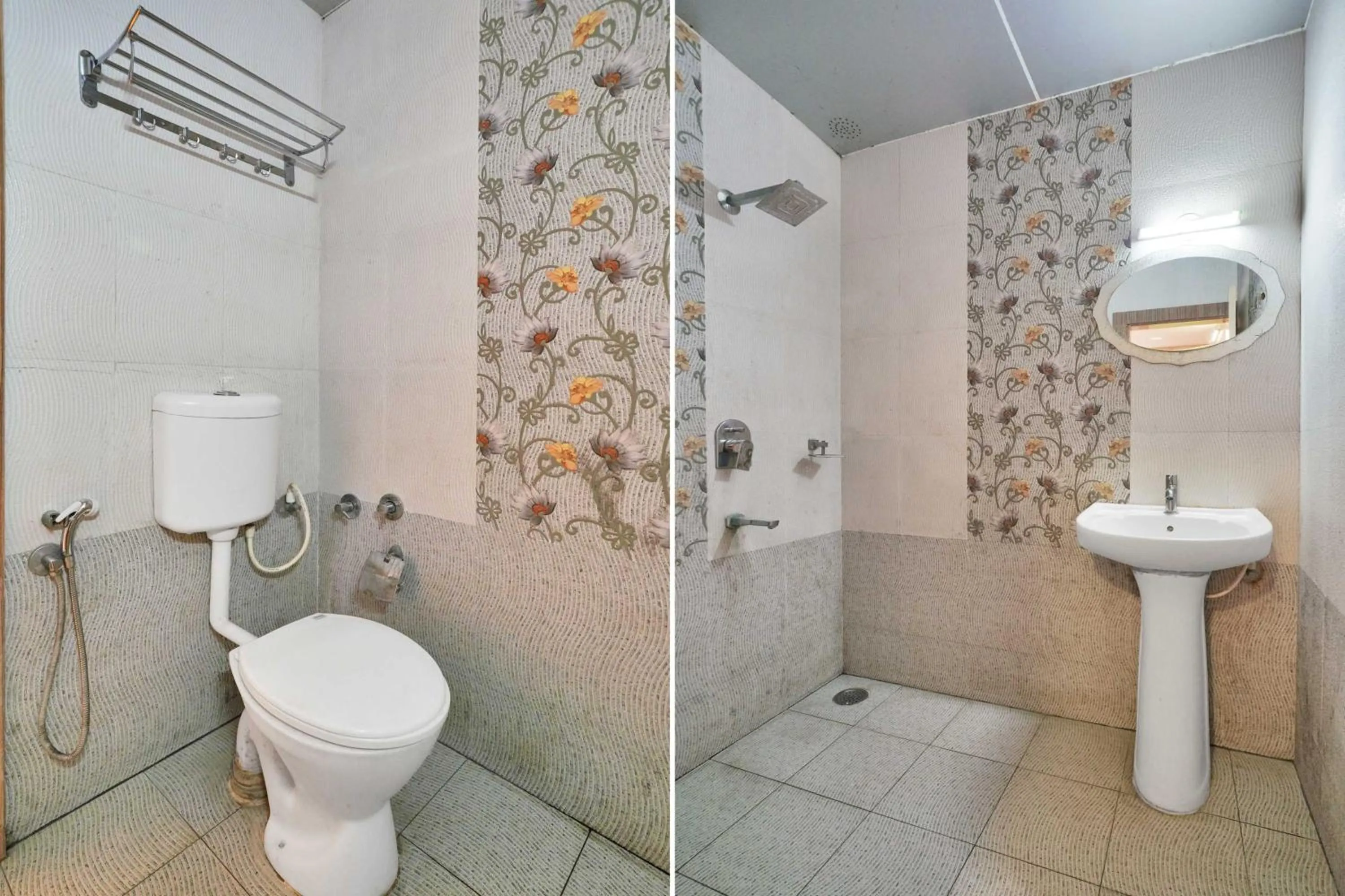 Bathroom in Hotel O Kushal Nagar Near KSRTC Bus Stand