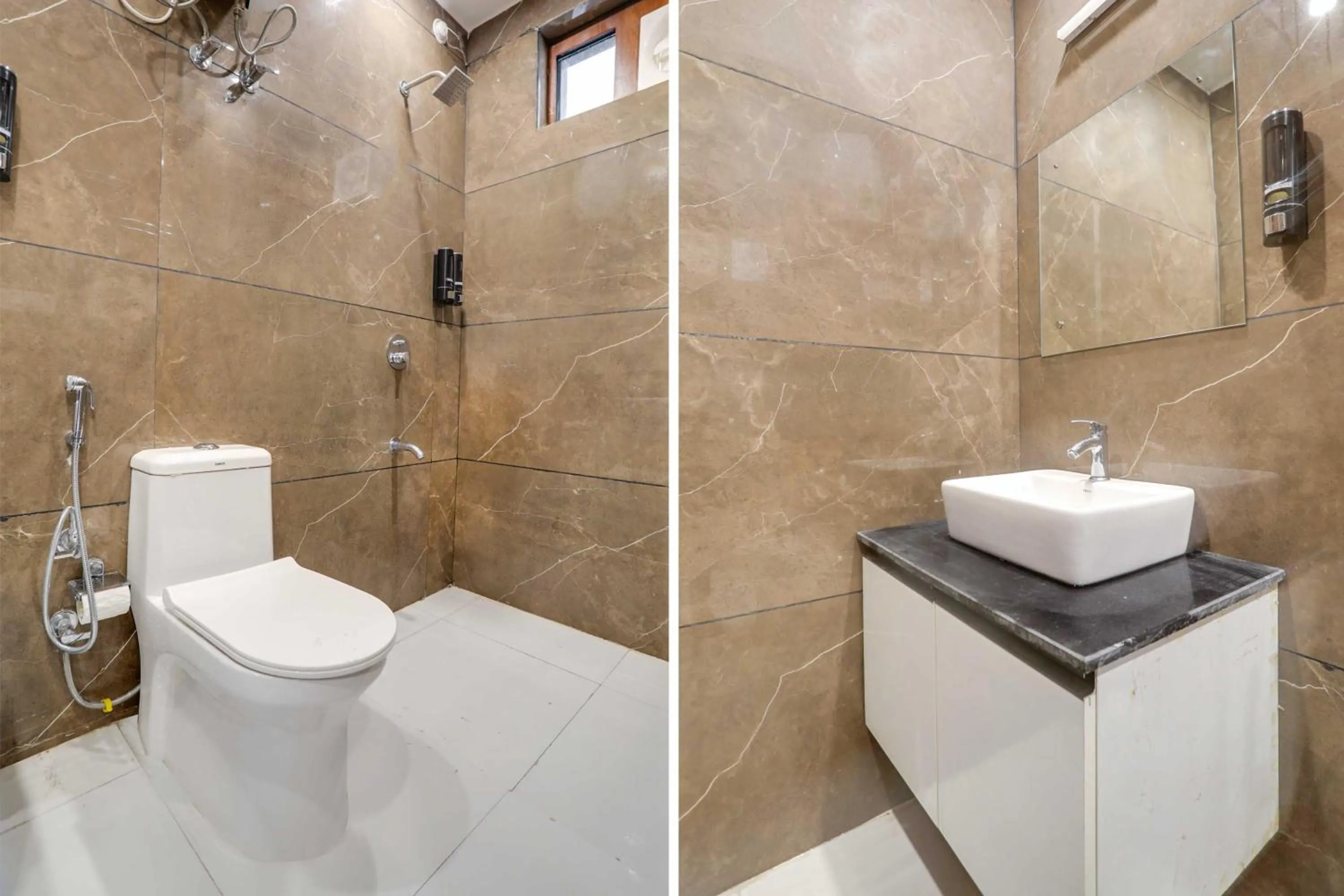 Bathroom in Hotel O Nainital Eco Cave Park