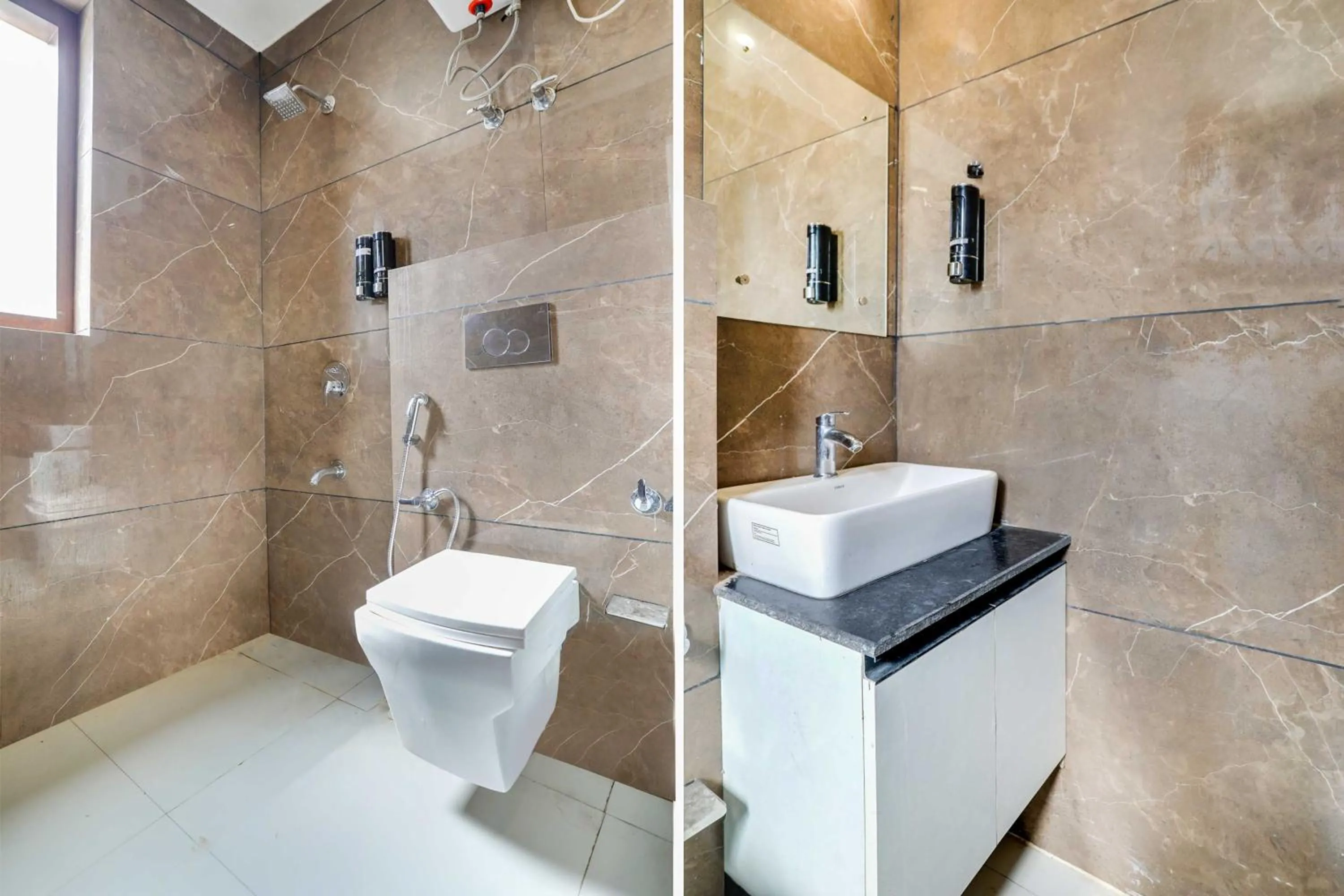 Bathroom in Hotel O Nainital Eco Cave Park