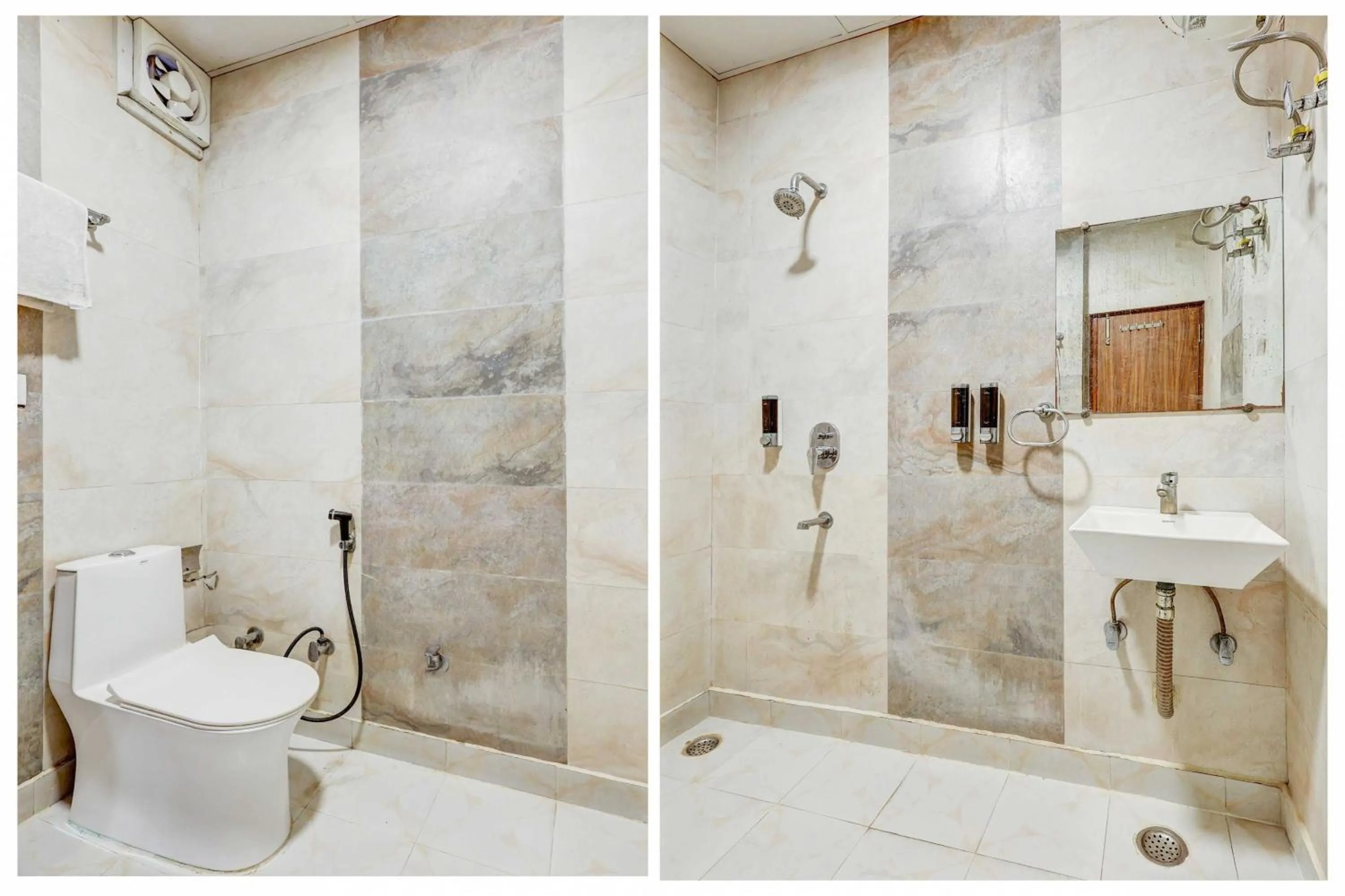 Bathroom in Hotel O New Delhi Palam Railway Station