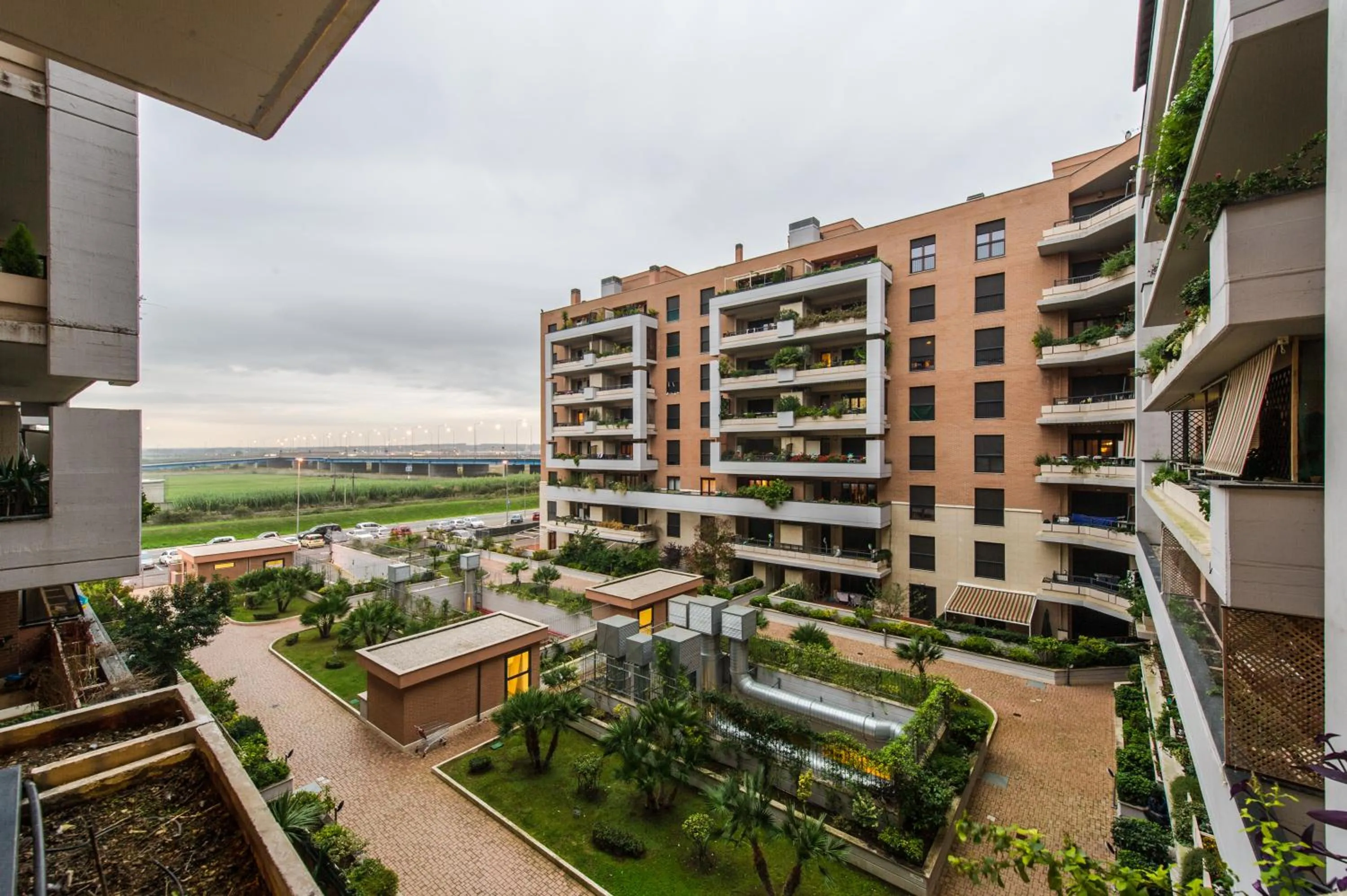 Garden view in Domus Fiera di Roma Village