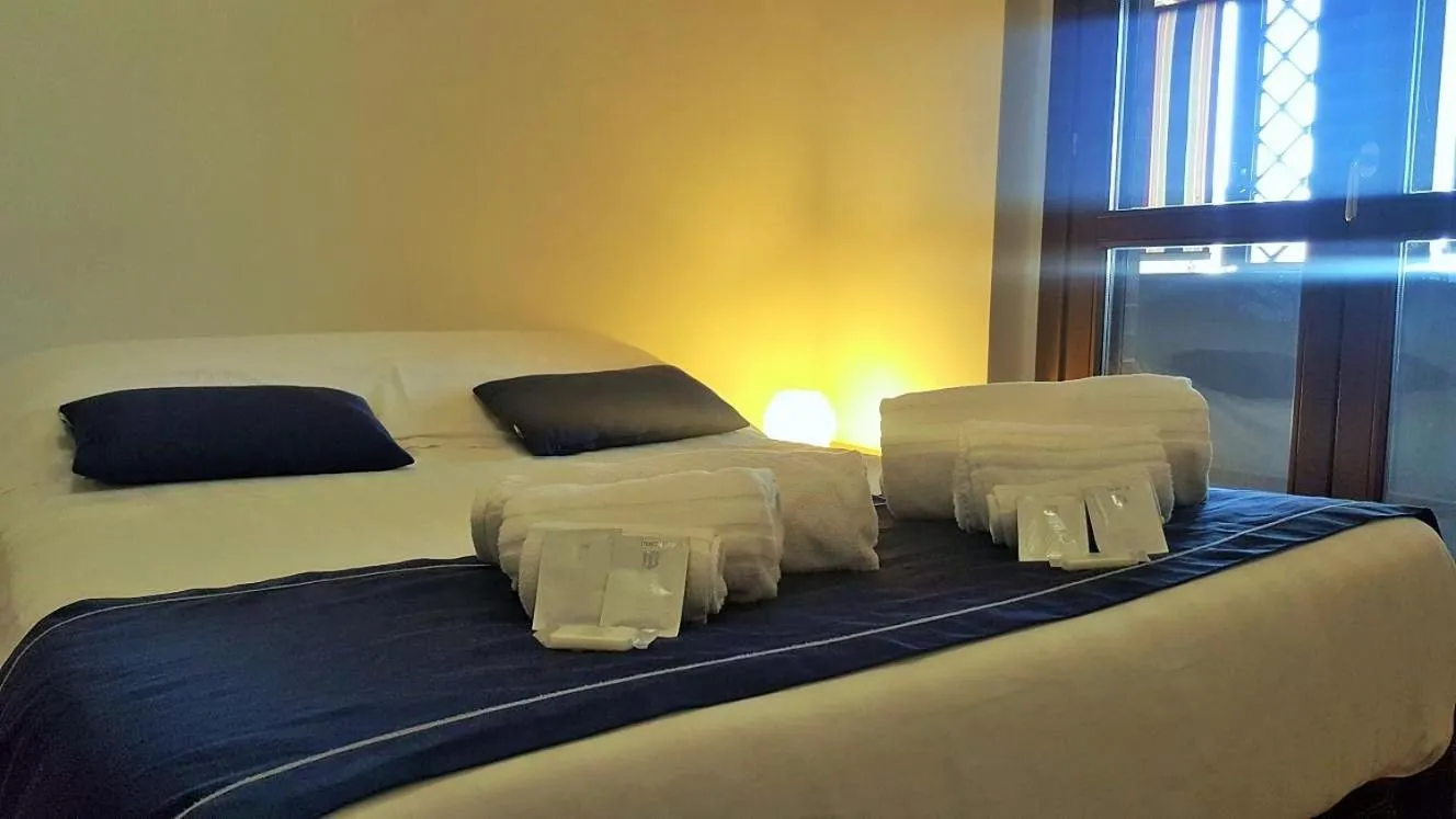Bed in Domus Fiera di Roma Village