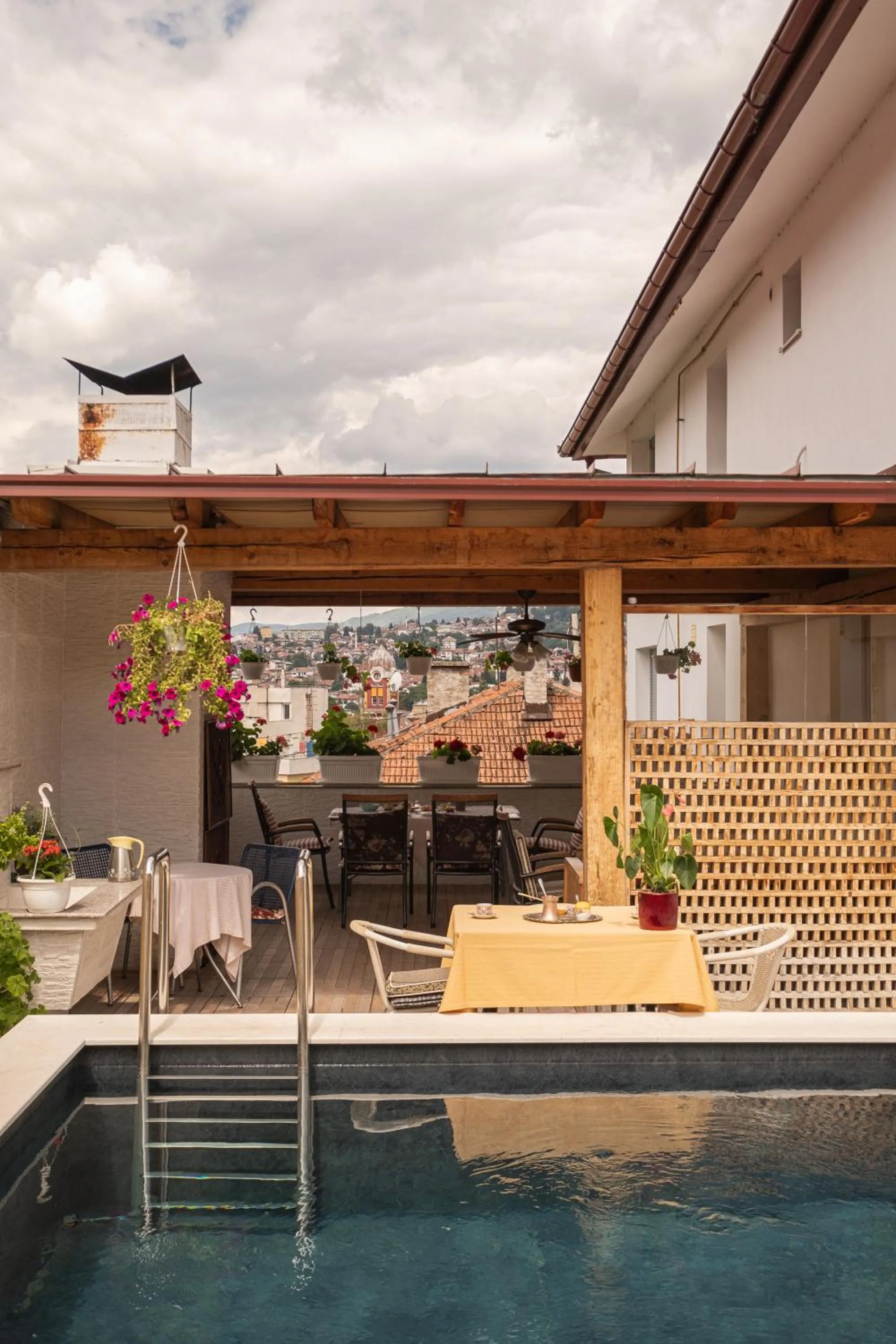 Balcony/Terrace in Guesthouse Rose