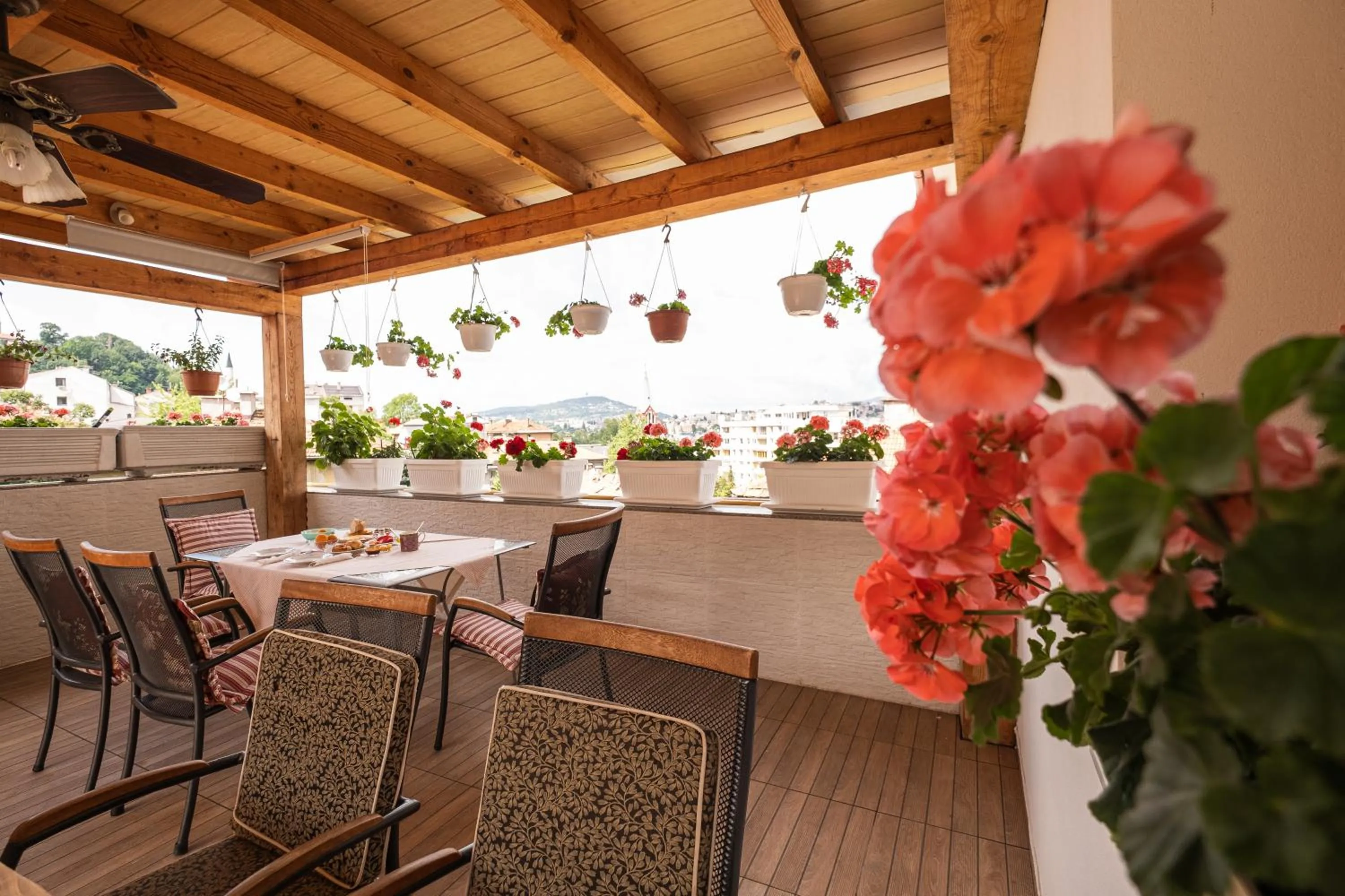 Balcony/Terrace in Guesthouse Rose