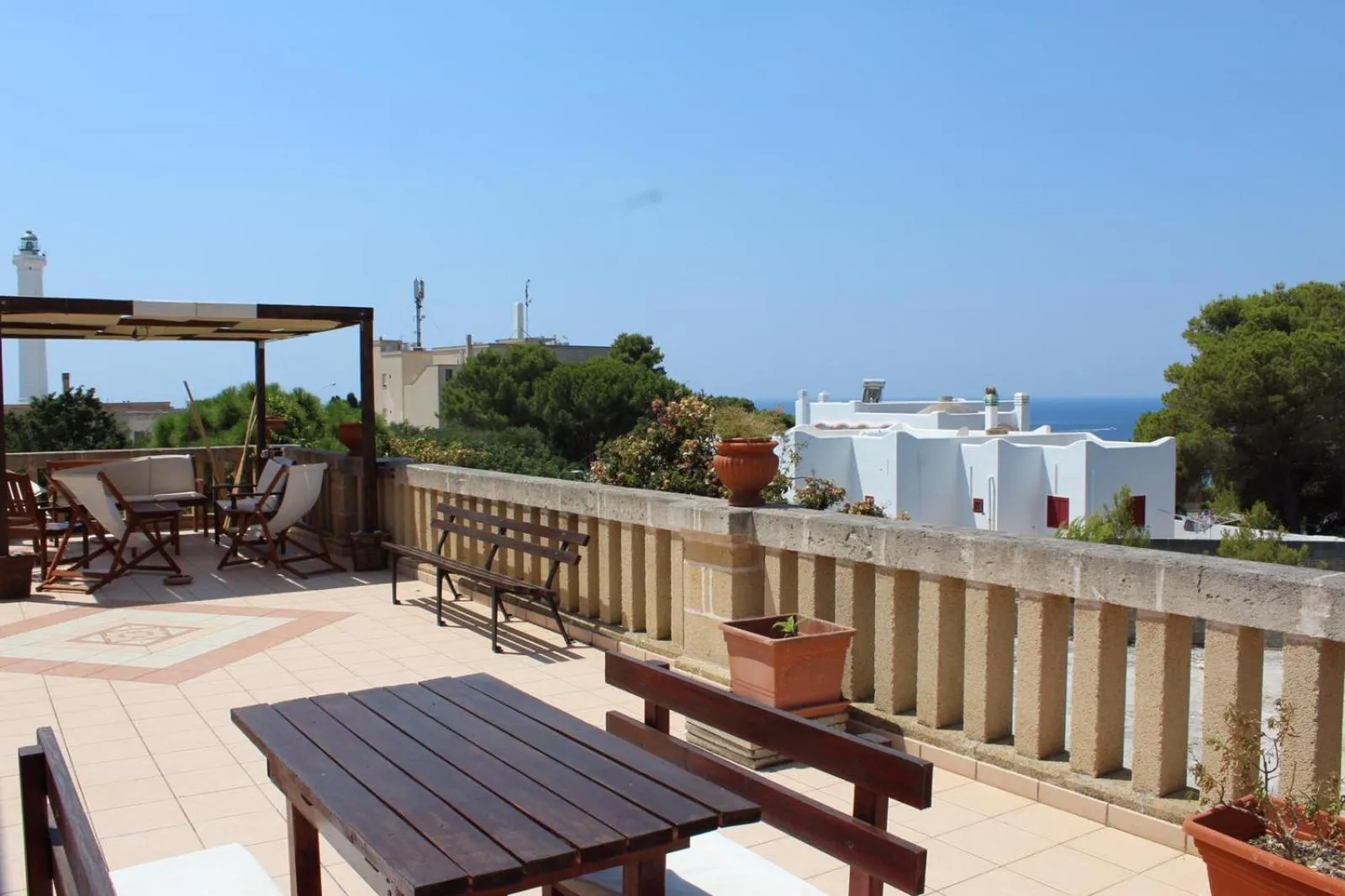 Balcony/Terrace in Villa Pedaci B&B