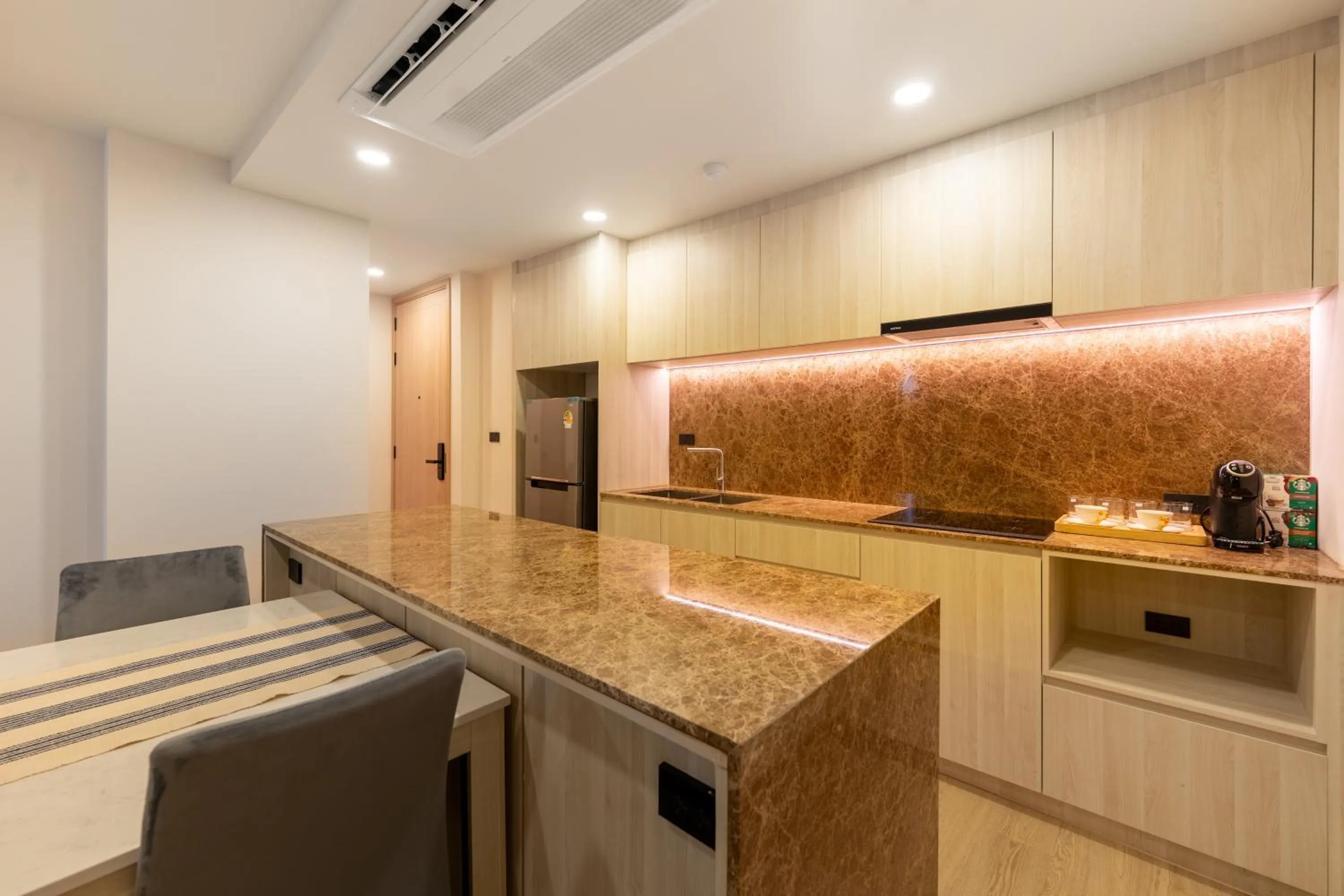 kitchen in The Ozone Residences Bangtao