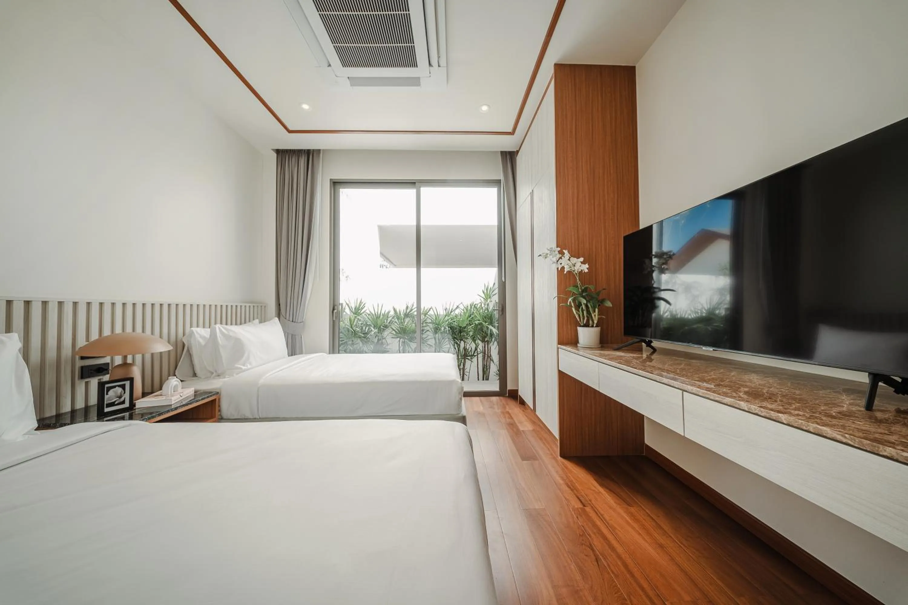 Bed in The Ozone Residences Bangtao