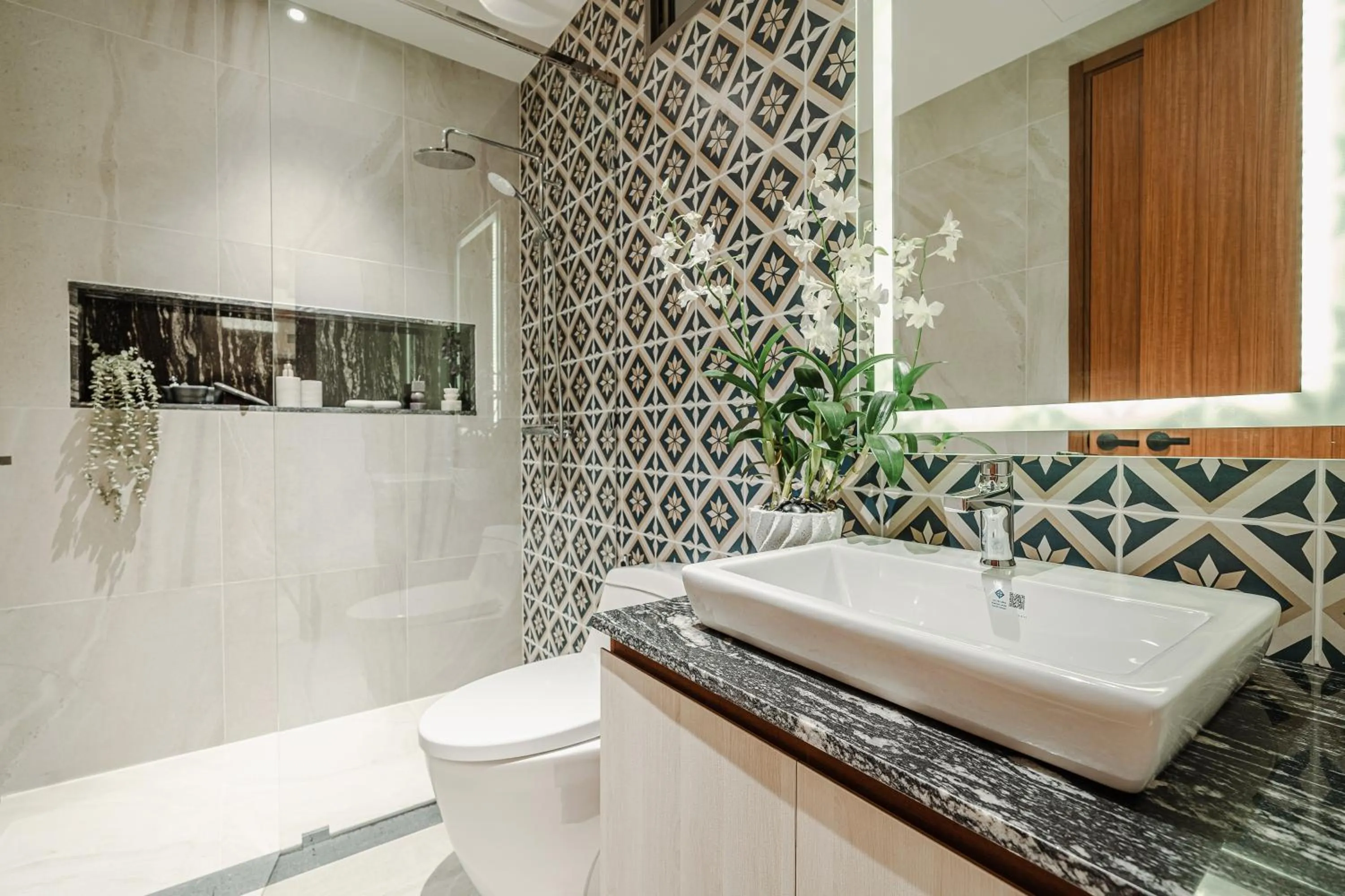 Bathroom in The Ozone Residences Bangtao