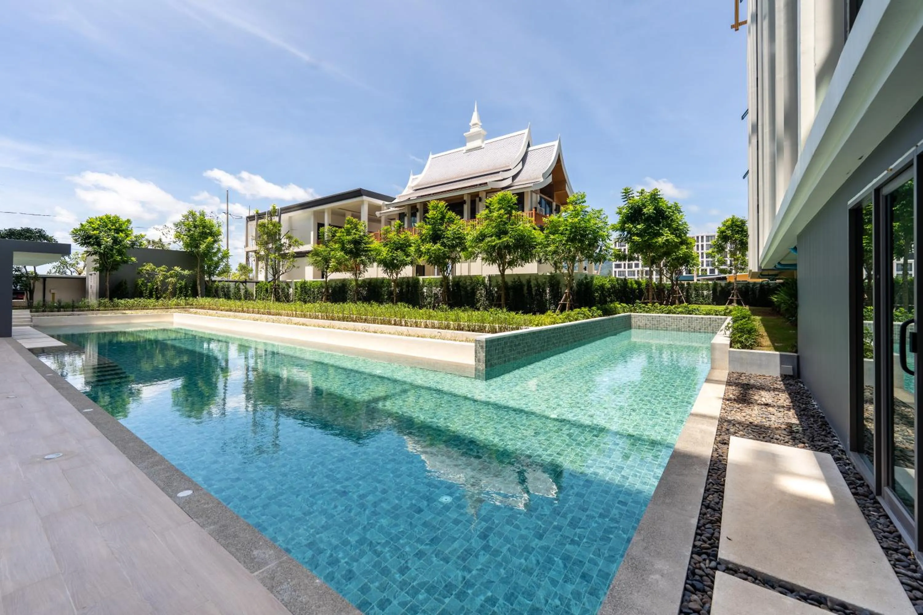 Swimming pool in The Ozone Residences Bangtao