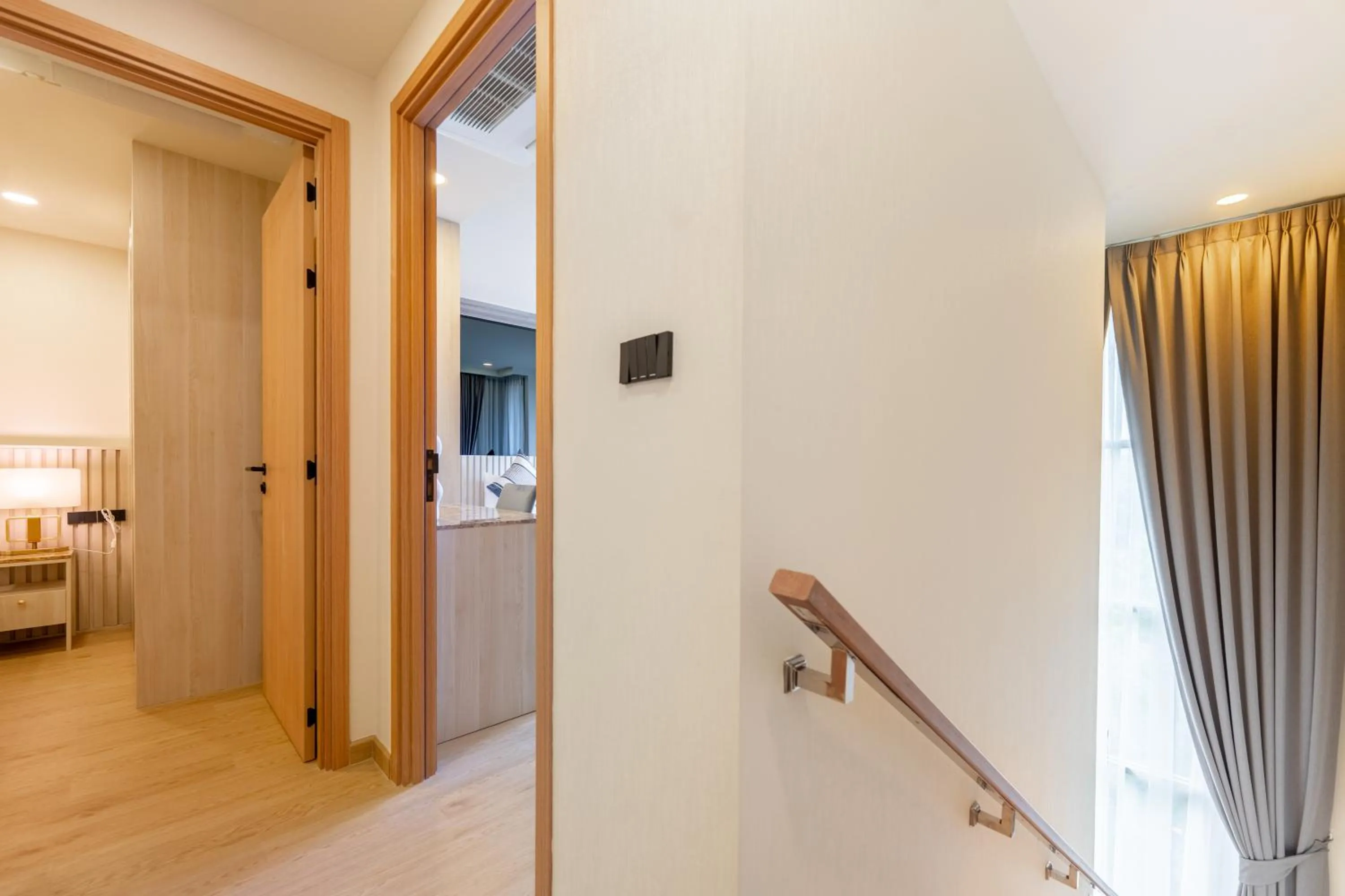 Bedroom, Bed in The Ozone Residences Bangtao