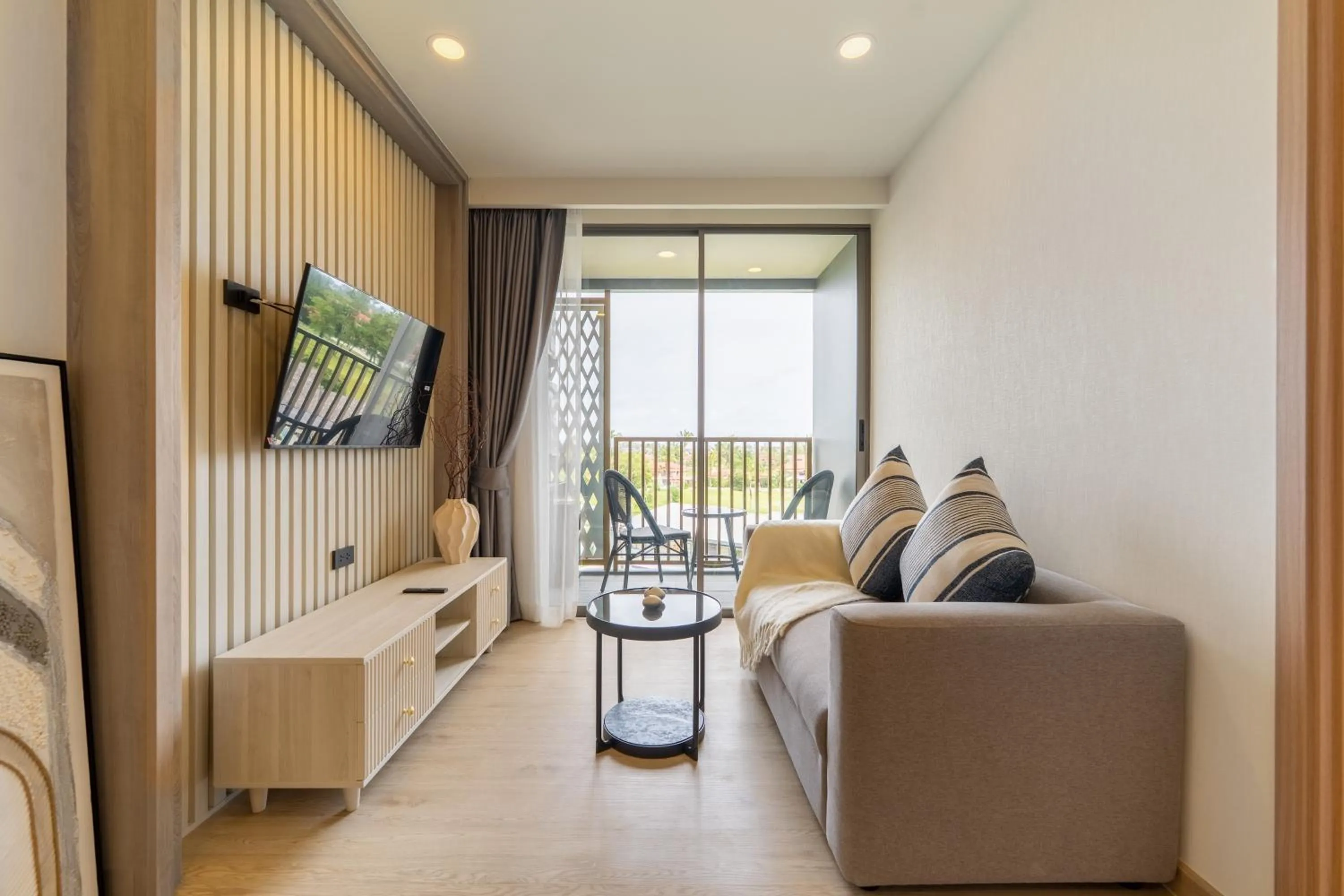 Living room in The Ozone Residences Bangtao