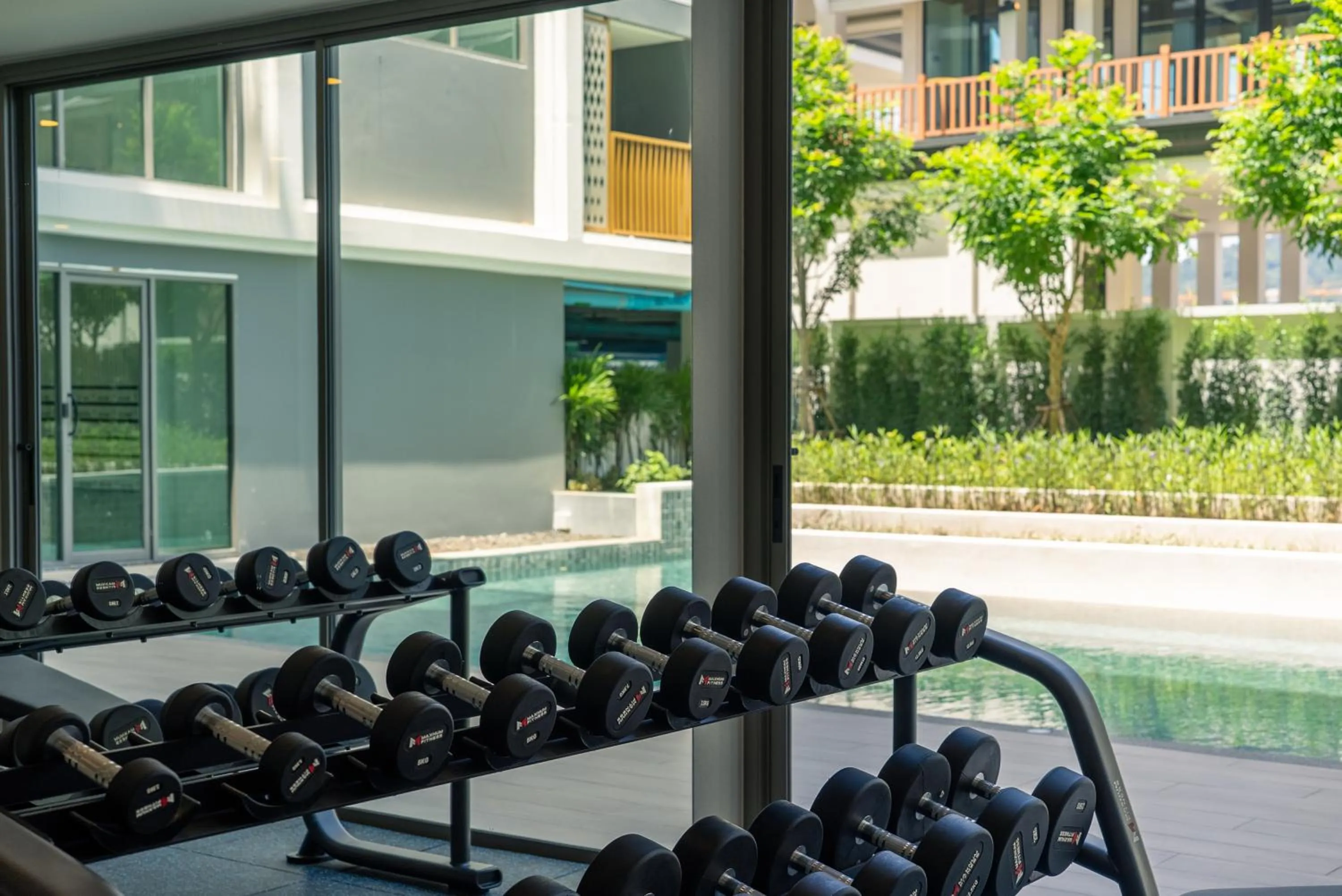 Fitness centre/facilities in The Ozone Residences Bangtao