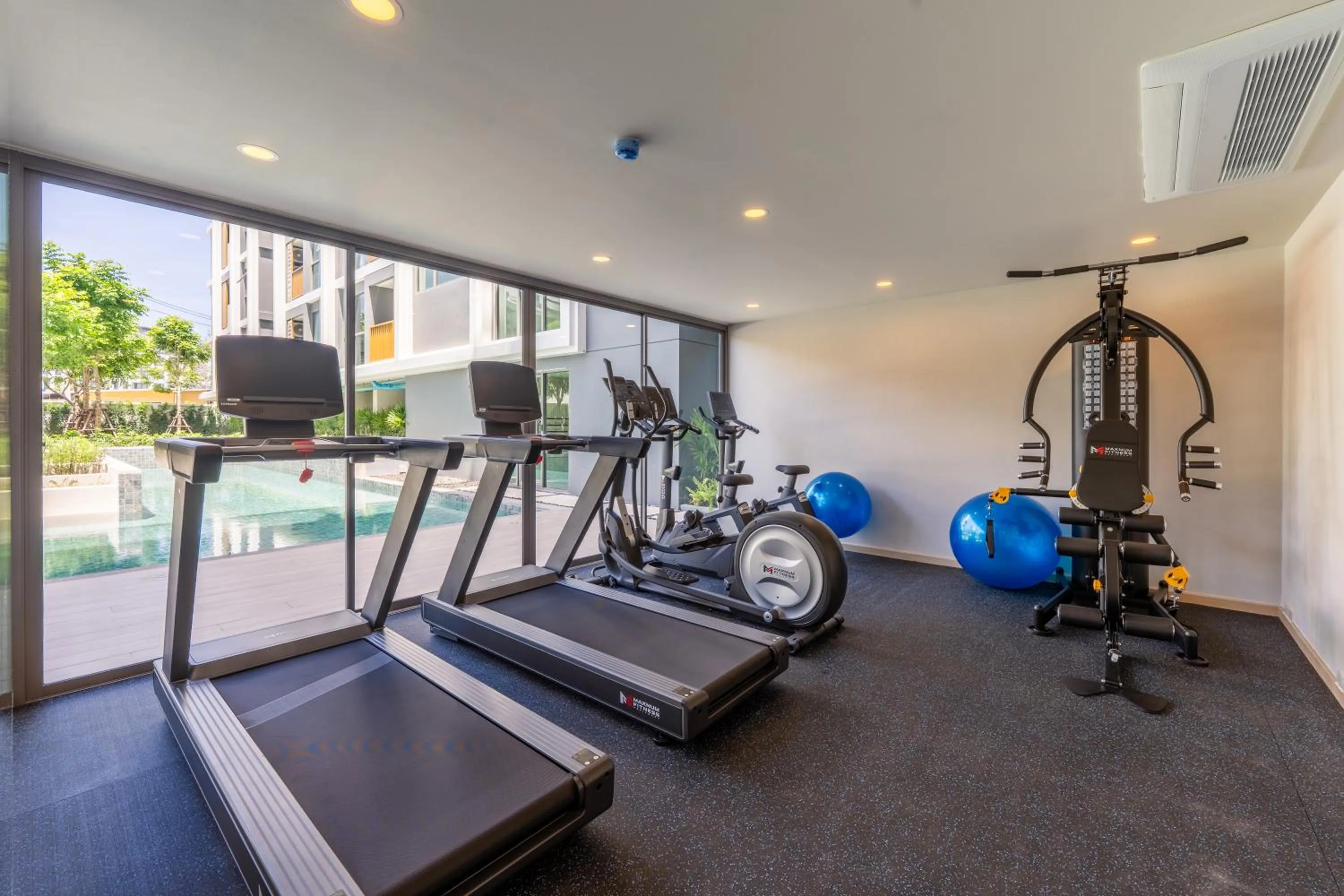 Fitness centre/facilities in The Ozone Residences Bangtao
