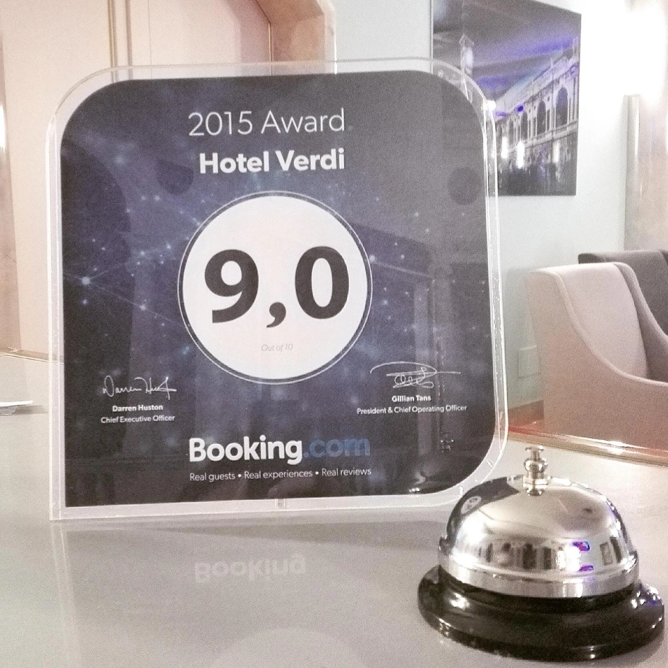 Property logo or sign in Hotel Verdi