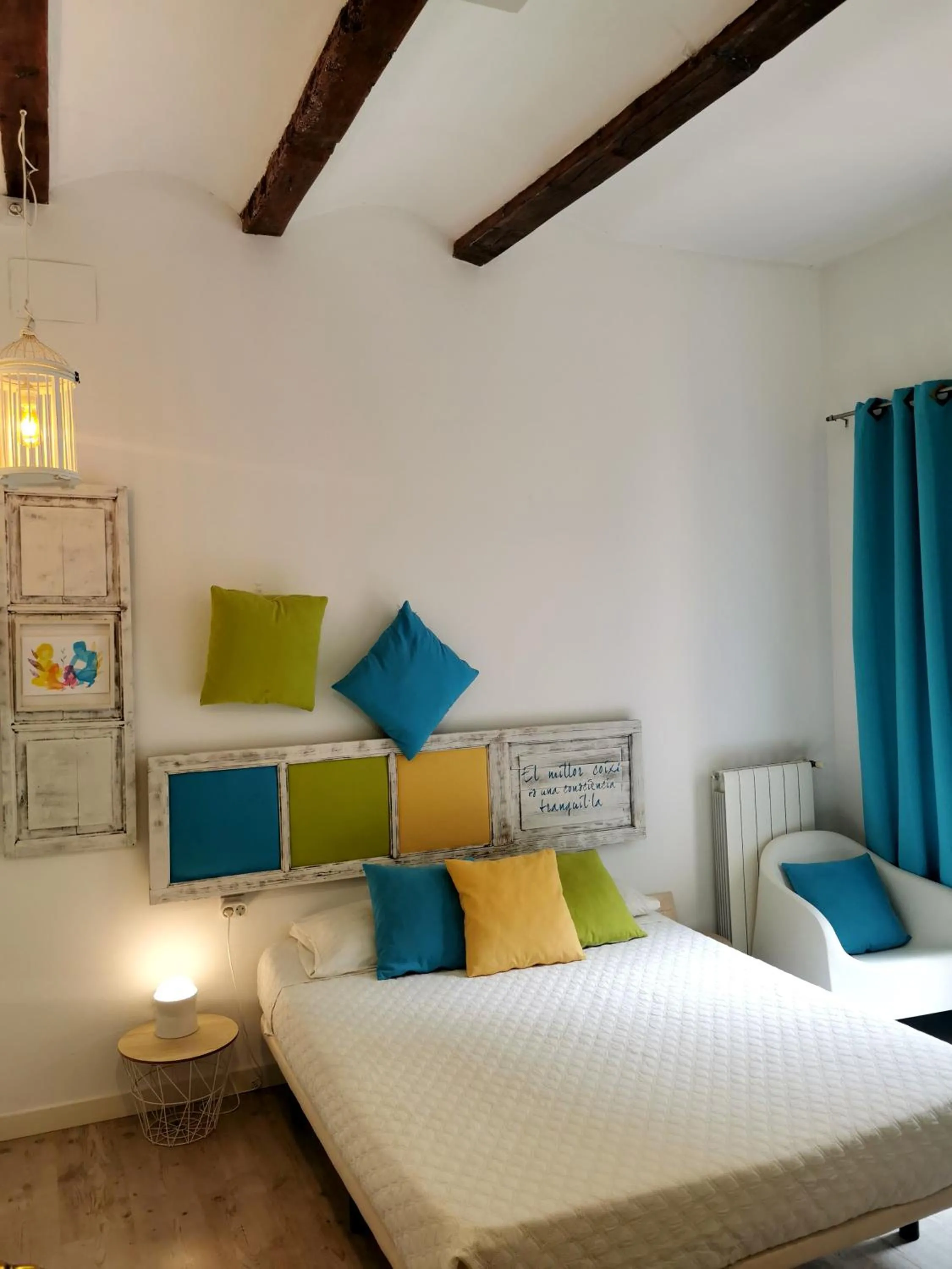 Double Room with Private Bathroom in Bellver bedrooms