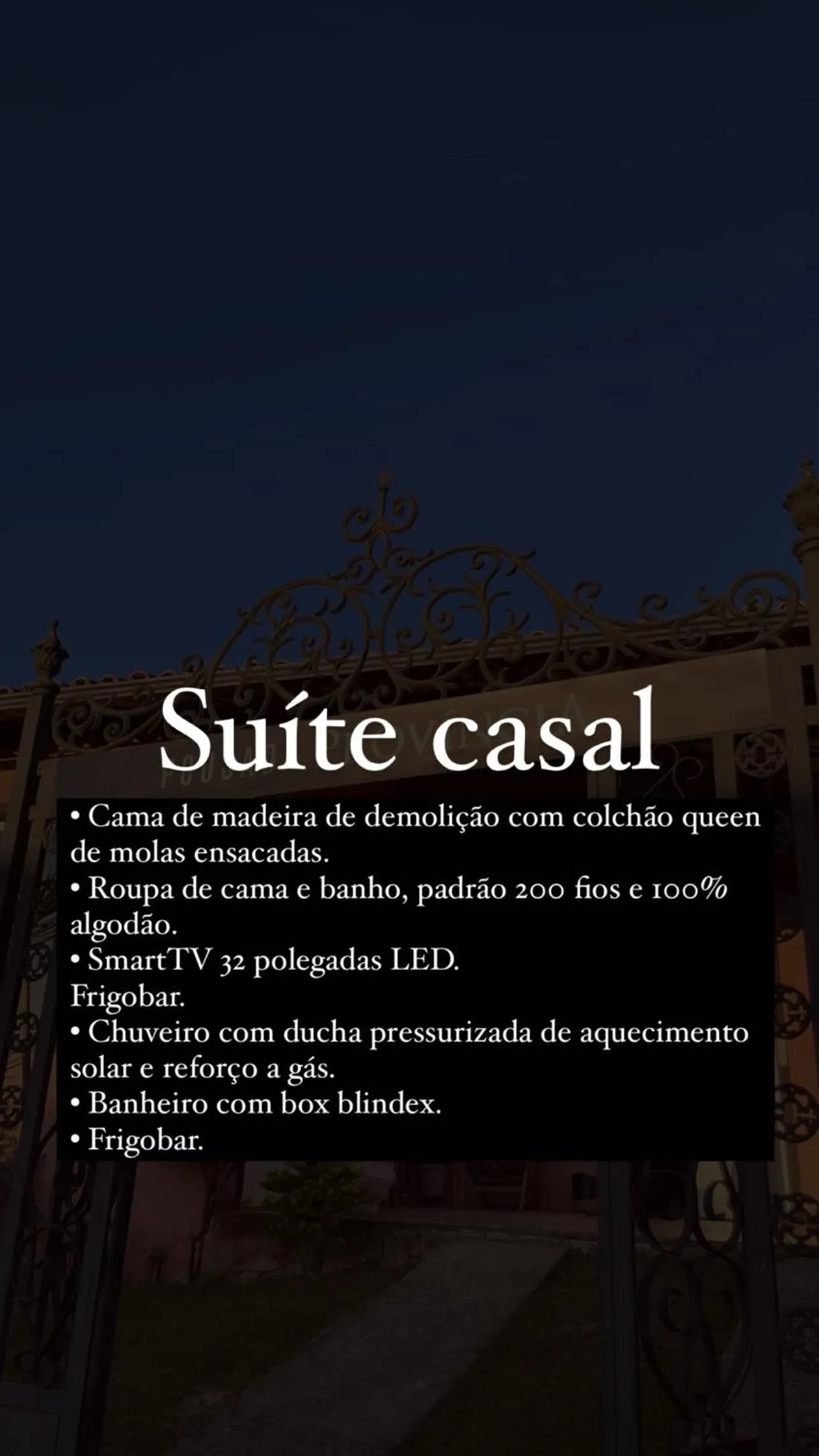 Text overlay in Pousada Província