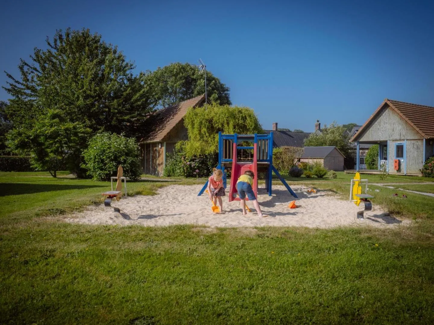 Children play ground in Le Pré Marin