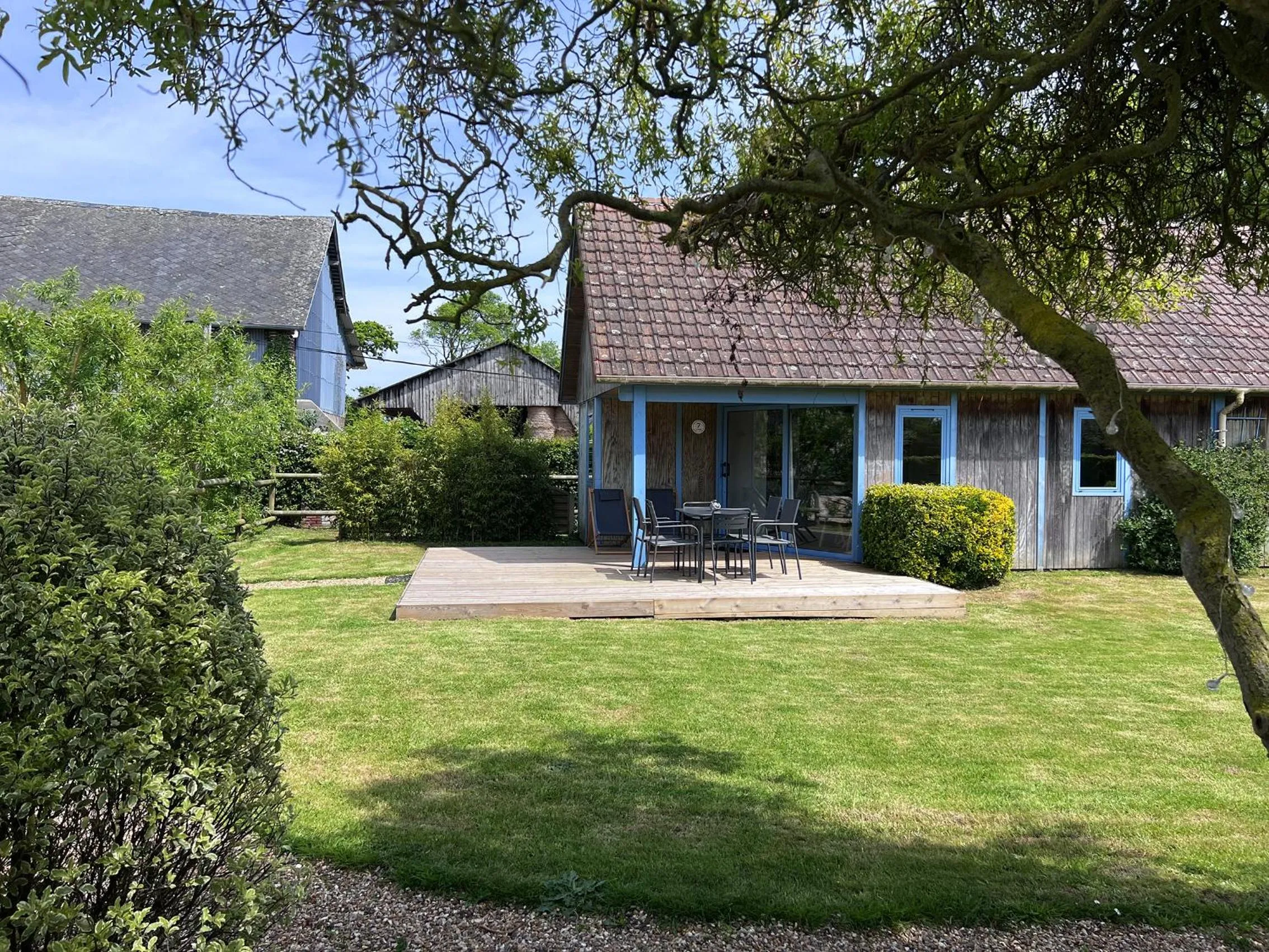 Garden view in Le Pré Marin