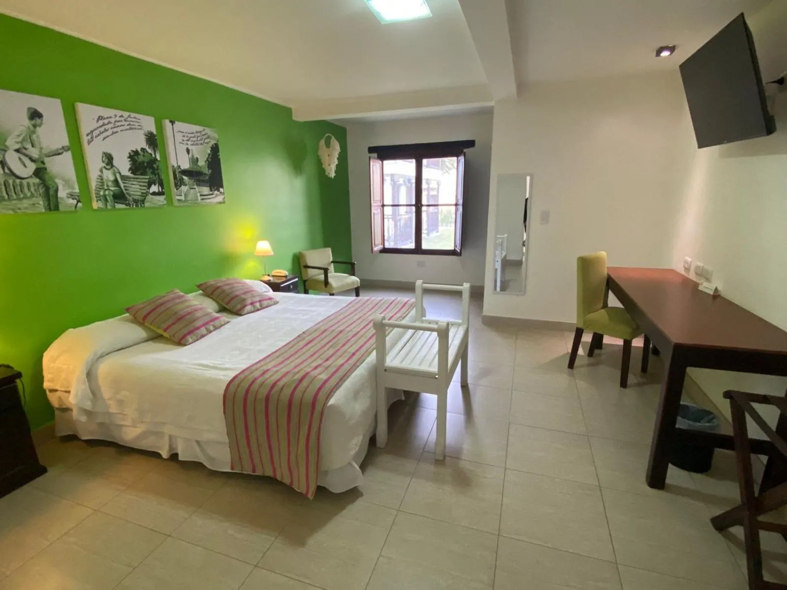 Decorative detail, Bed in Posada de los Poetas Hotel Boutique