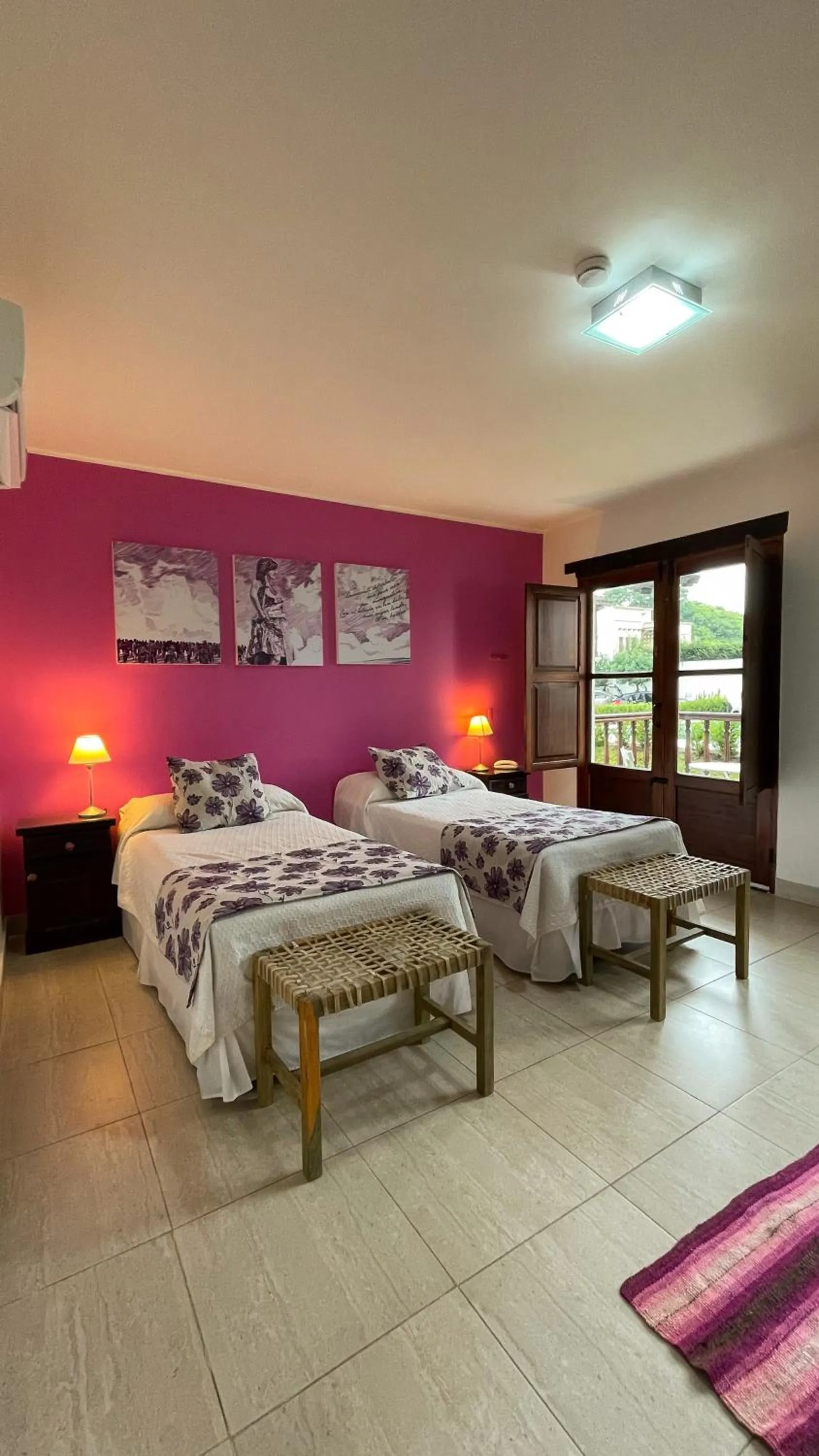 Decorative detail, Bed in Posada de los Poetas Hotel Boutique