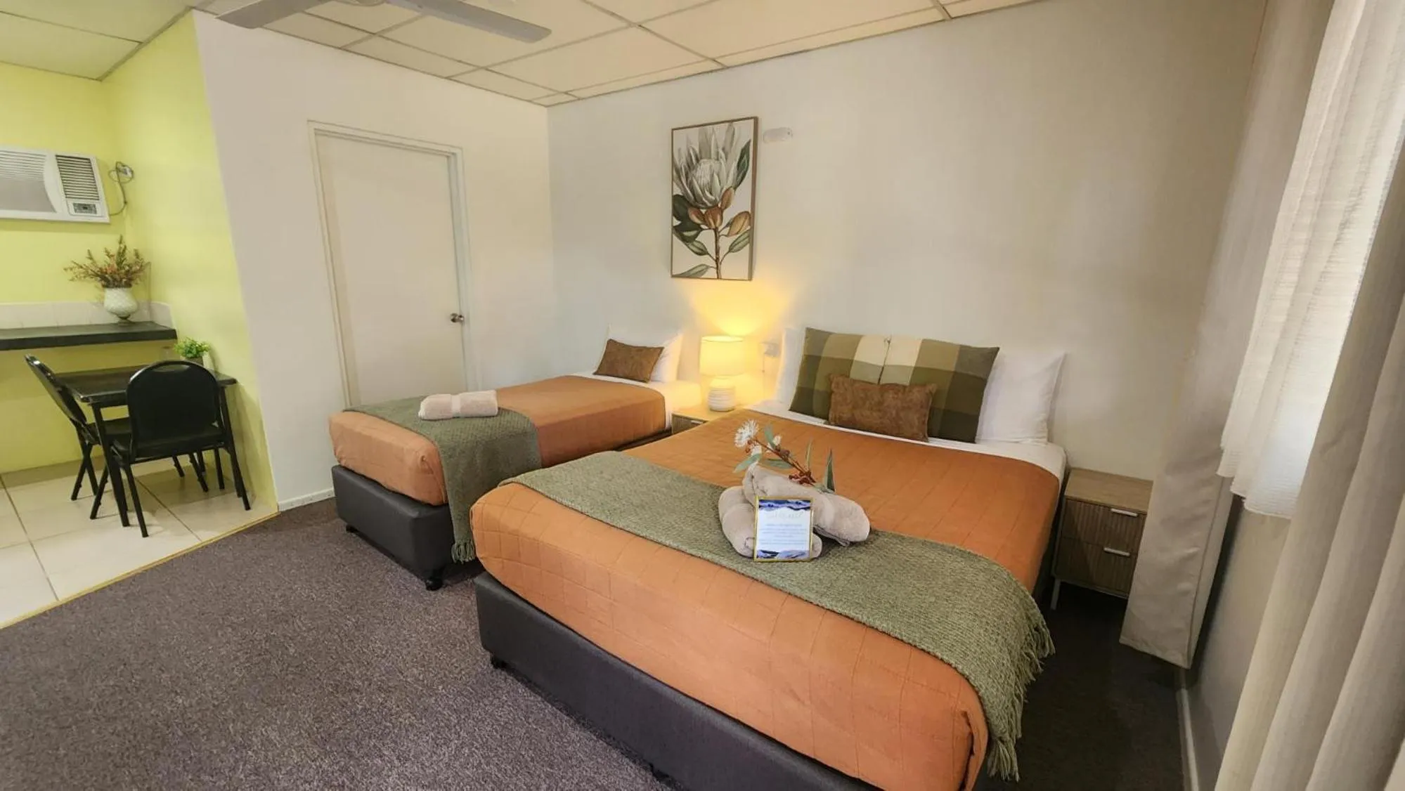 Bed in Gold City Motel