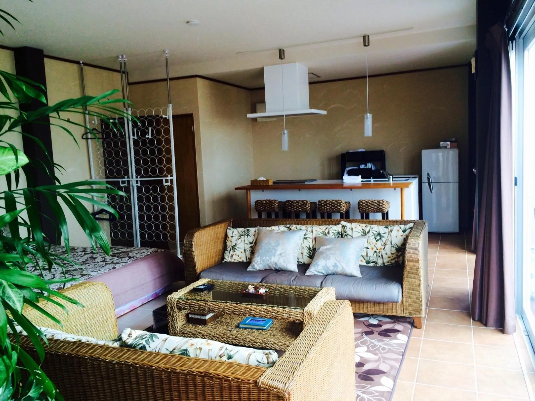 Photo of the whole room in Suite Terrace Ishigakijima