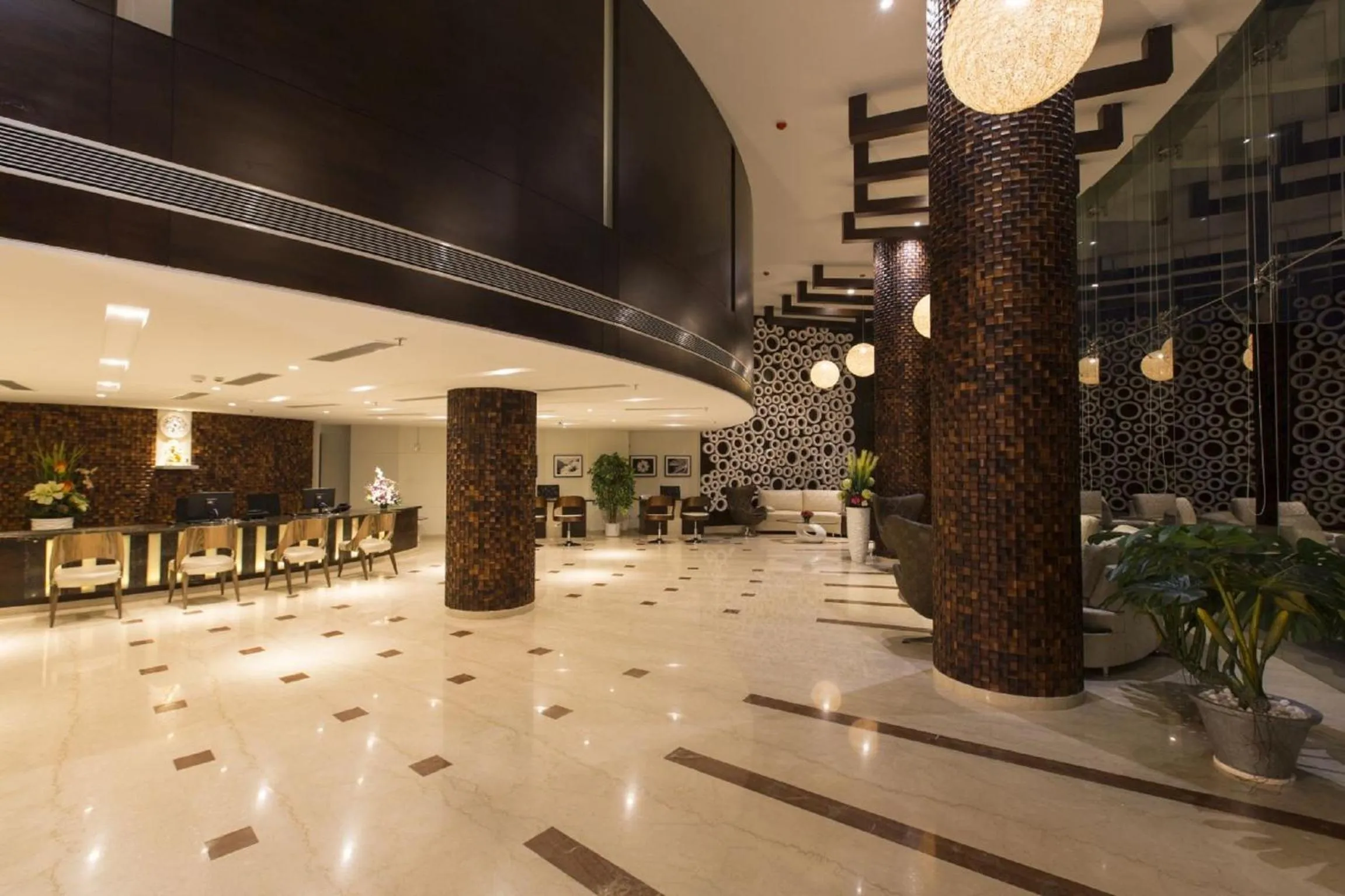 Lobby or reception in The President Hotel
