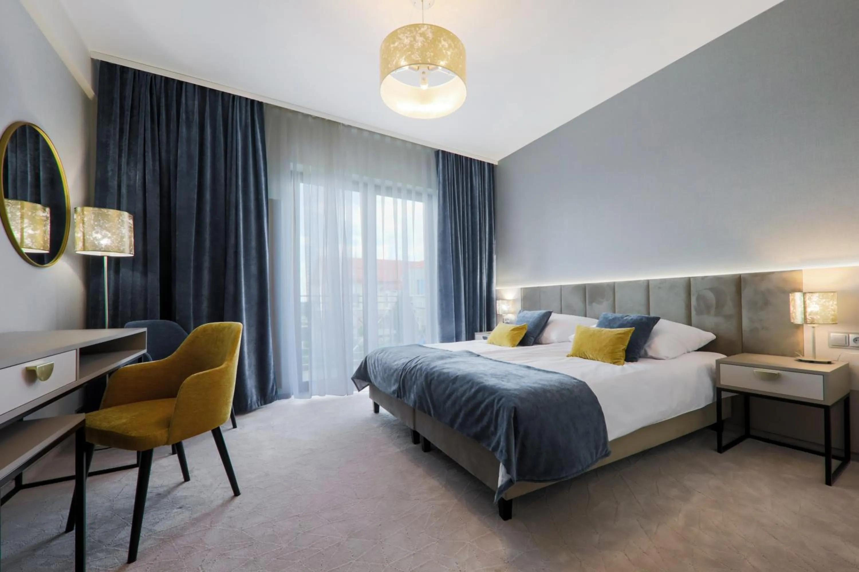 Bed in Pałac w Konarach Resort SPA & Conference