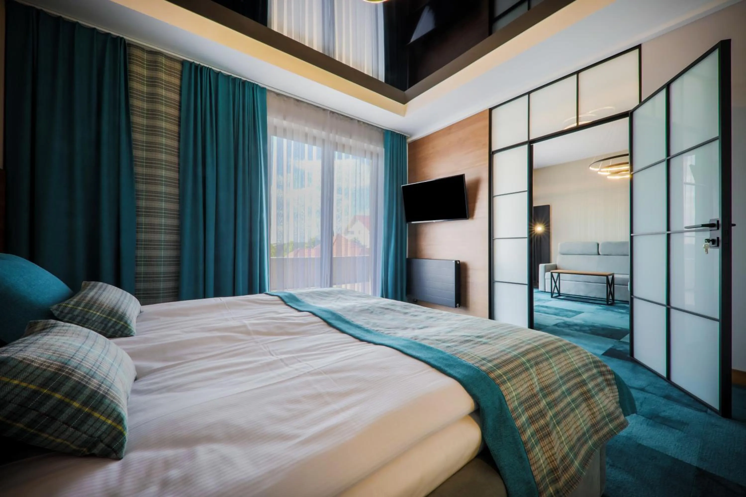 Bed in Pałac w Konarach Resort SPA & Conference