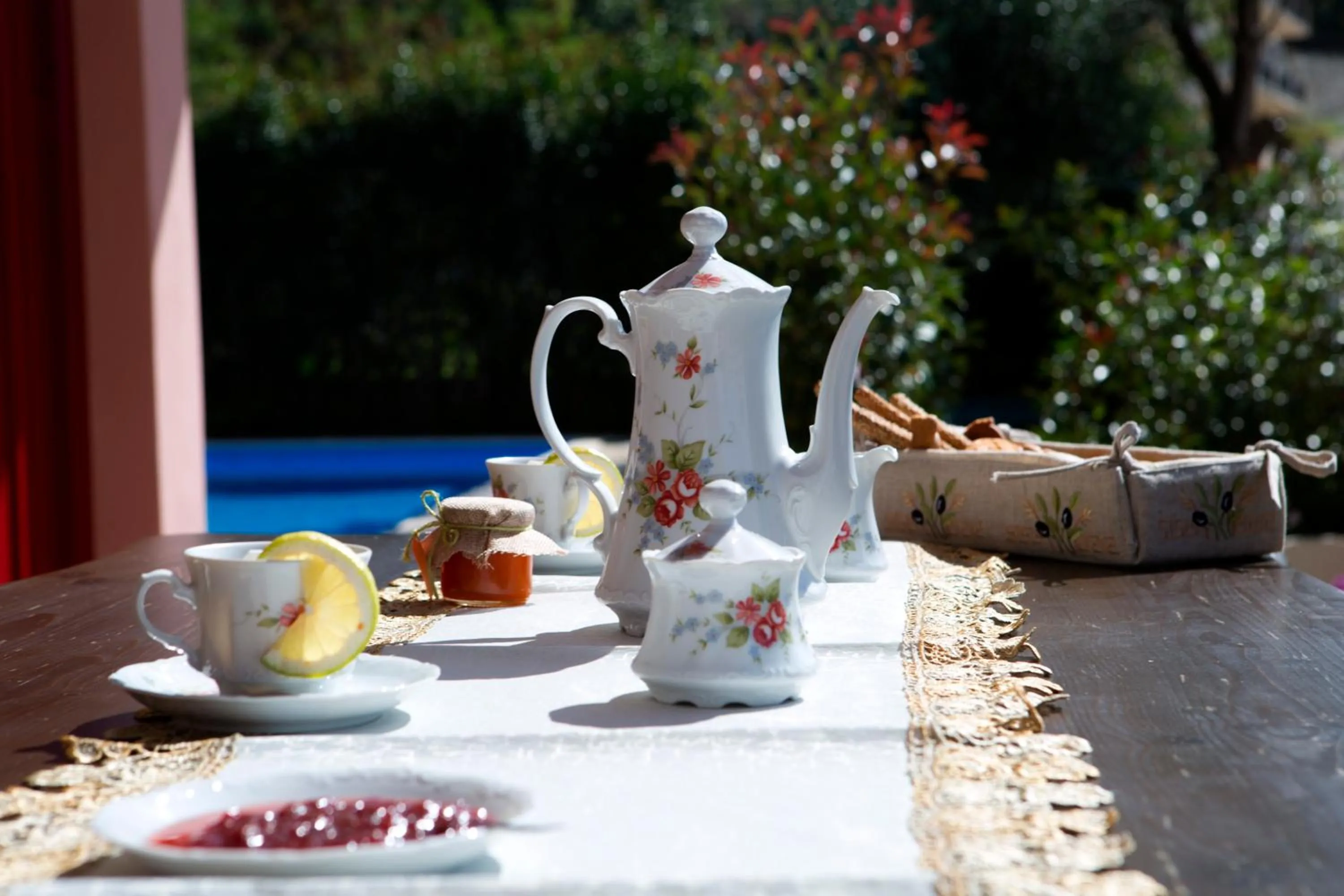 Balcony/Terrace in Exanthia Villas