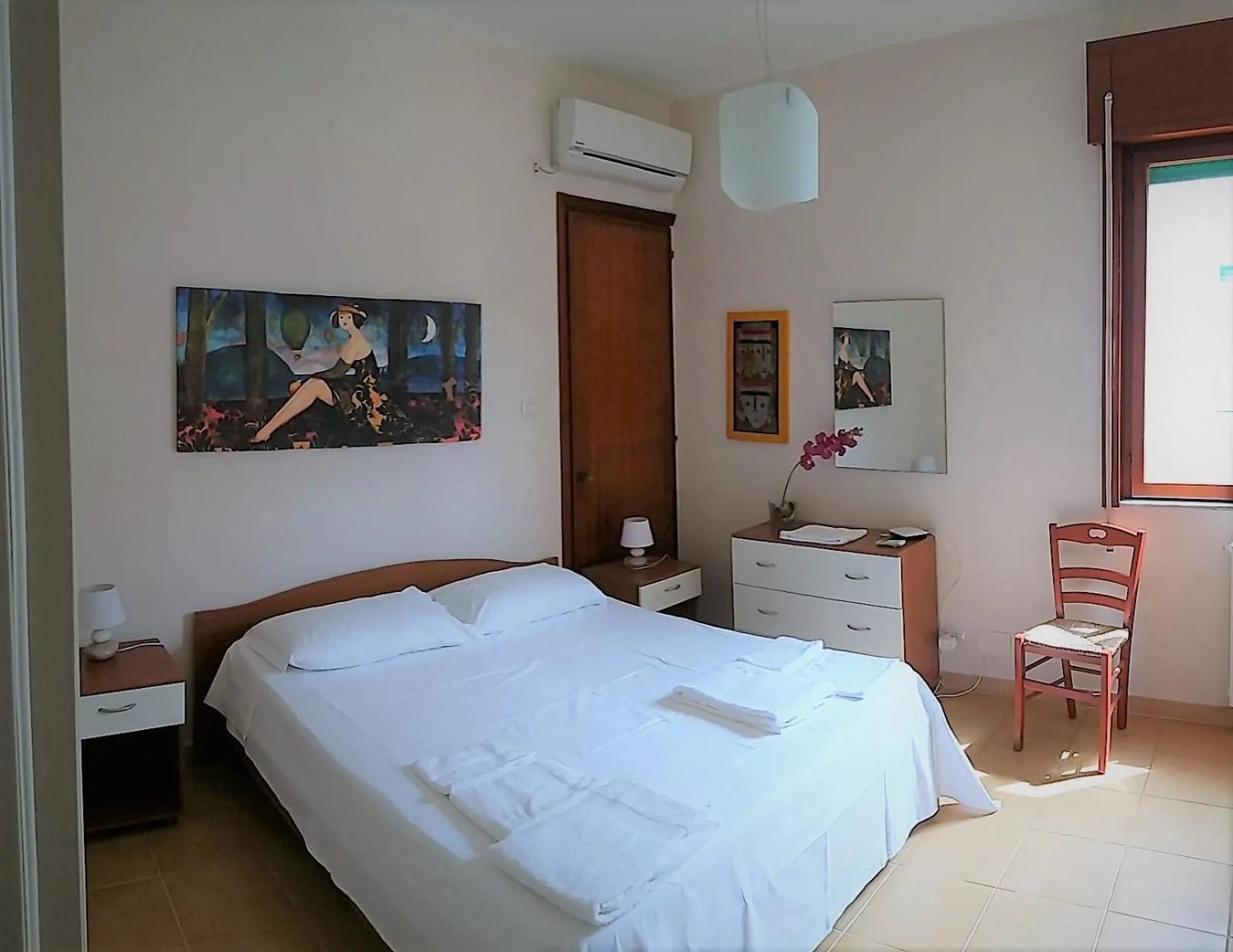 Bed in B&B Delfis