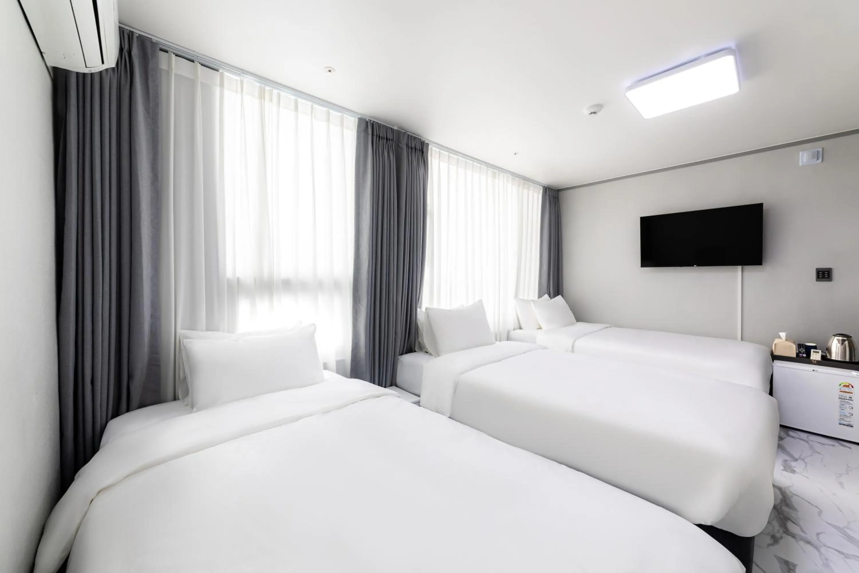 Bed in MJ Hotel Jongno