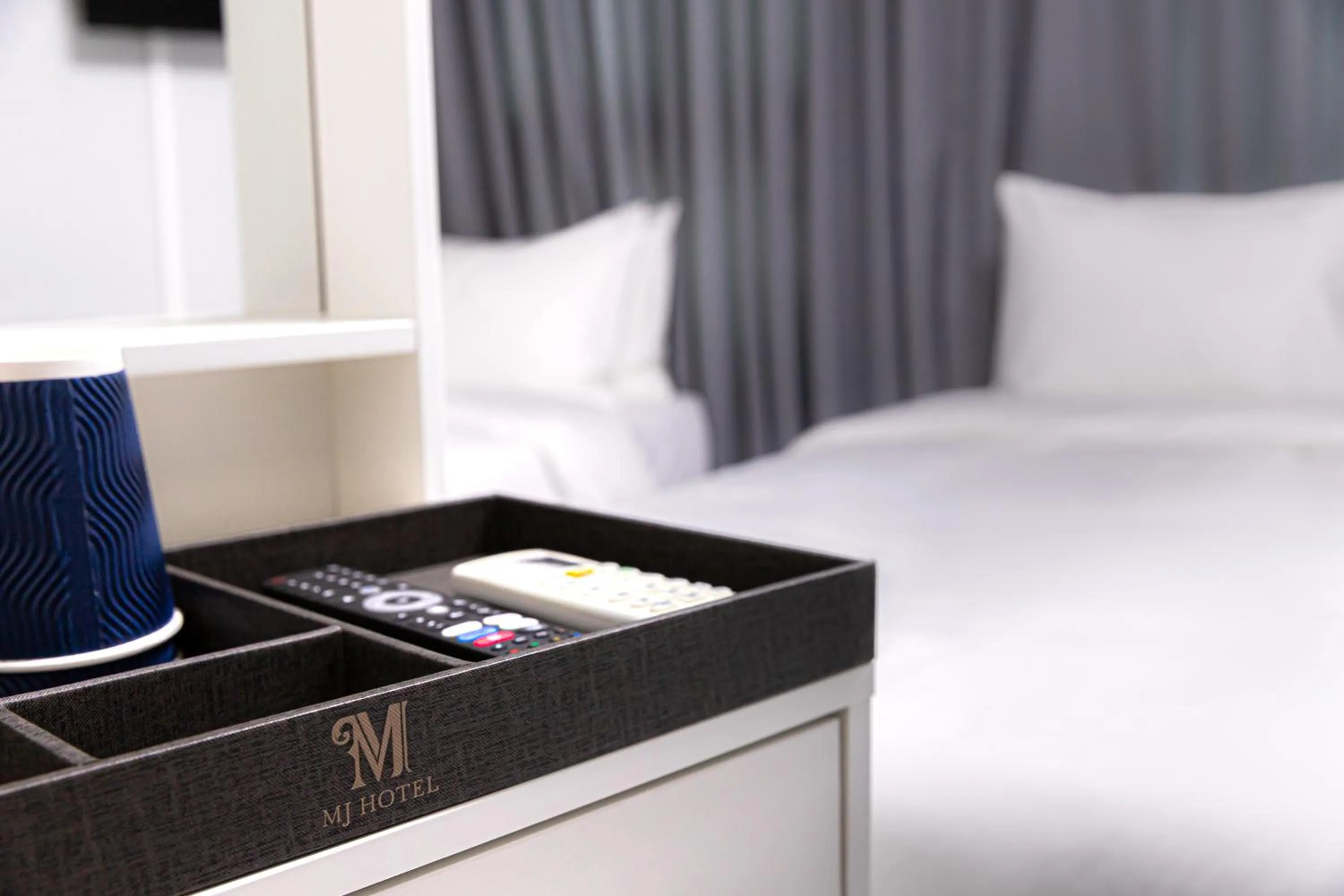 Decorative detail, Bed in MJ Hotel Jongno