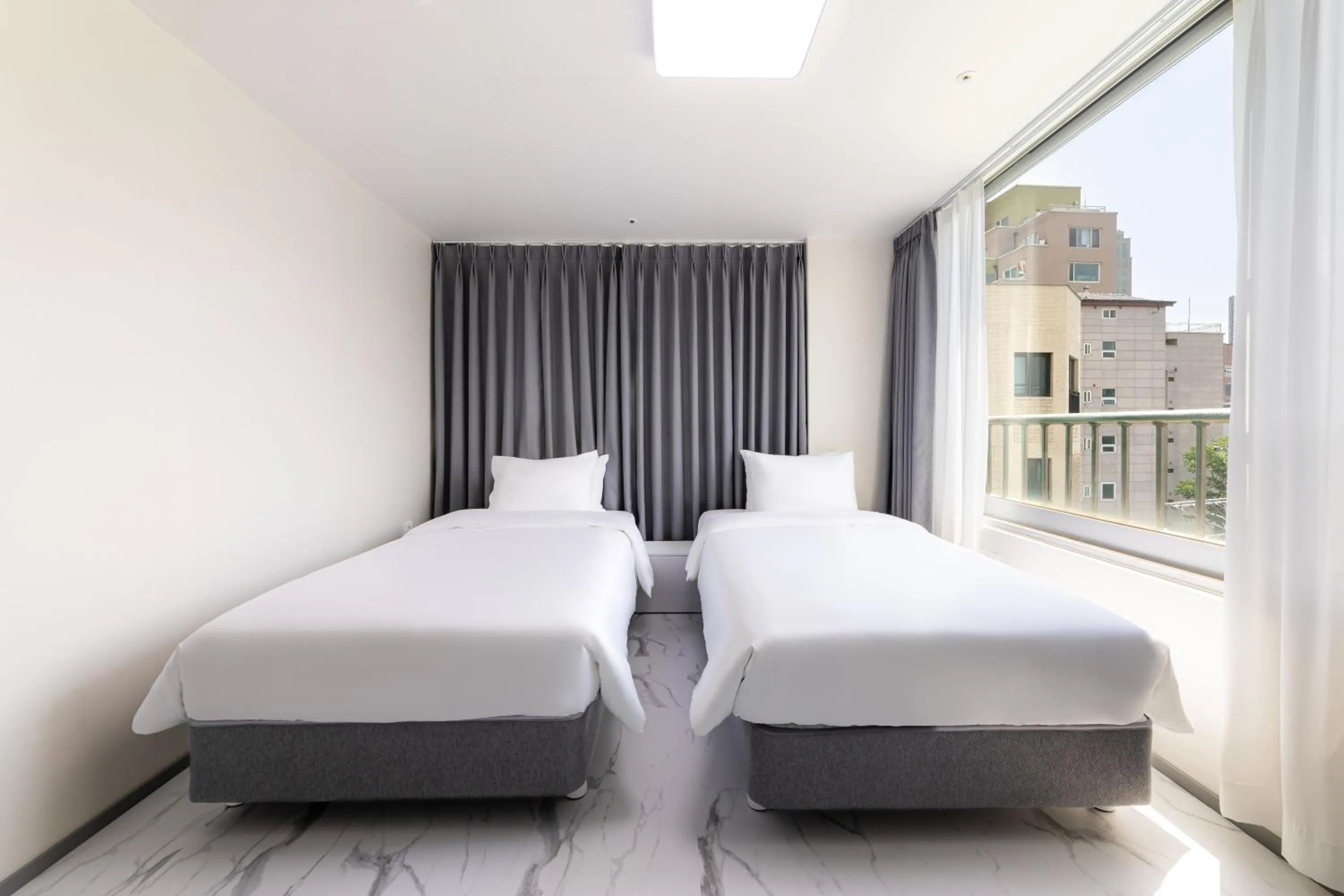 Bed in MJ Hotel Jongno