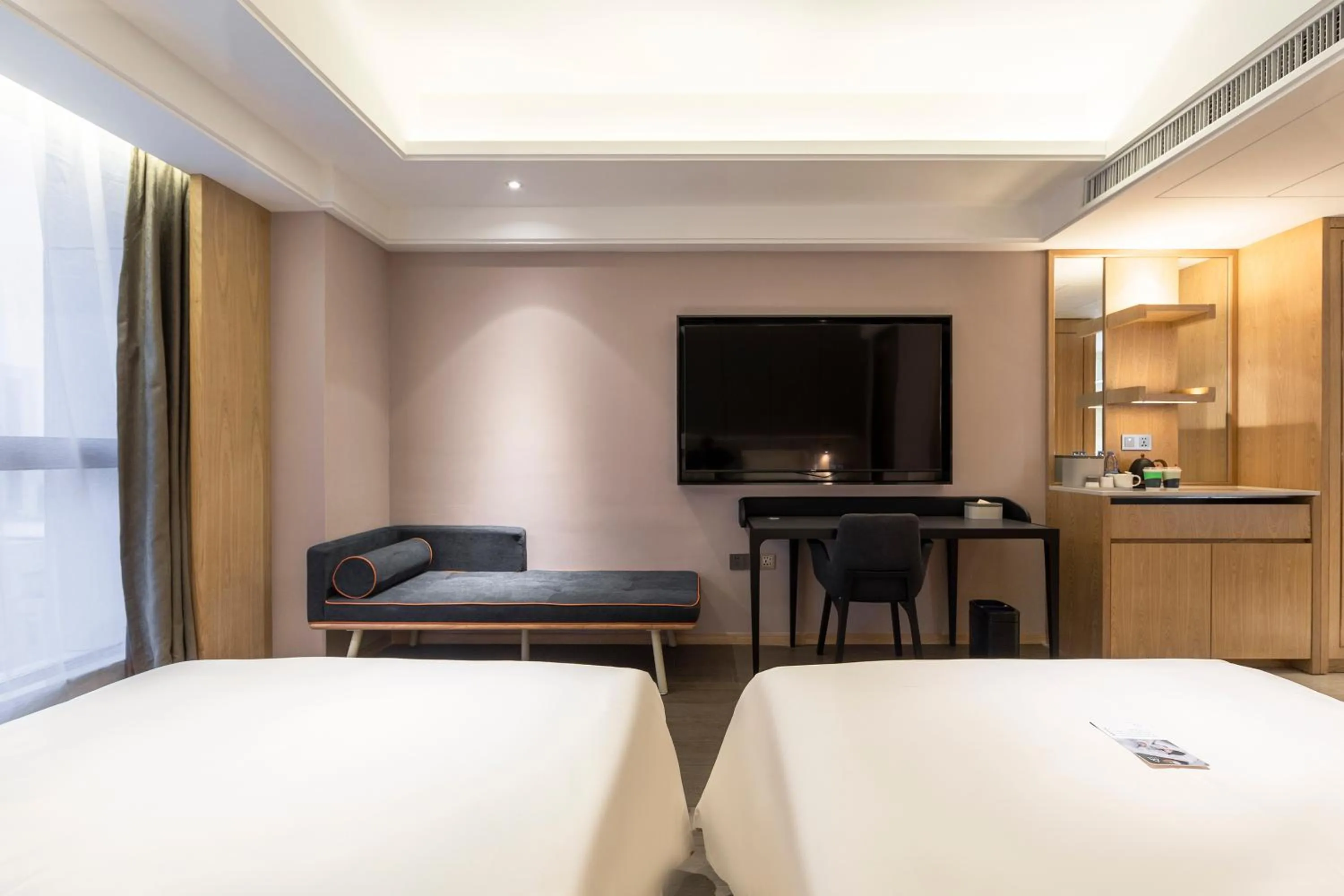 Bed in Atour Hotel Zhengzhou East Railway Station Provincial Government