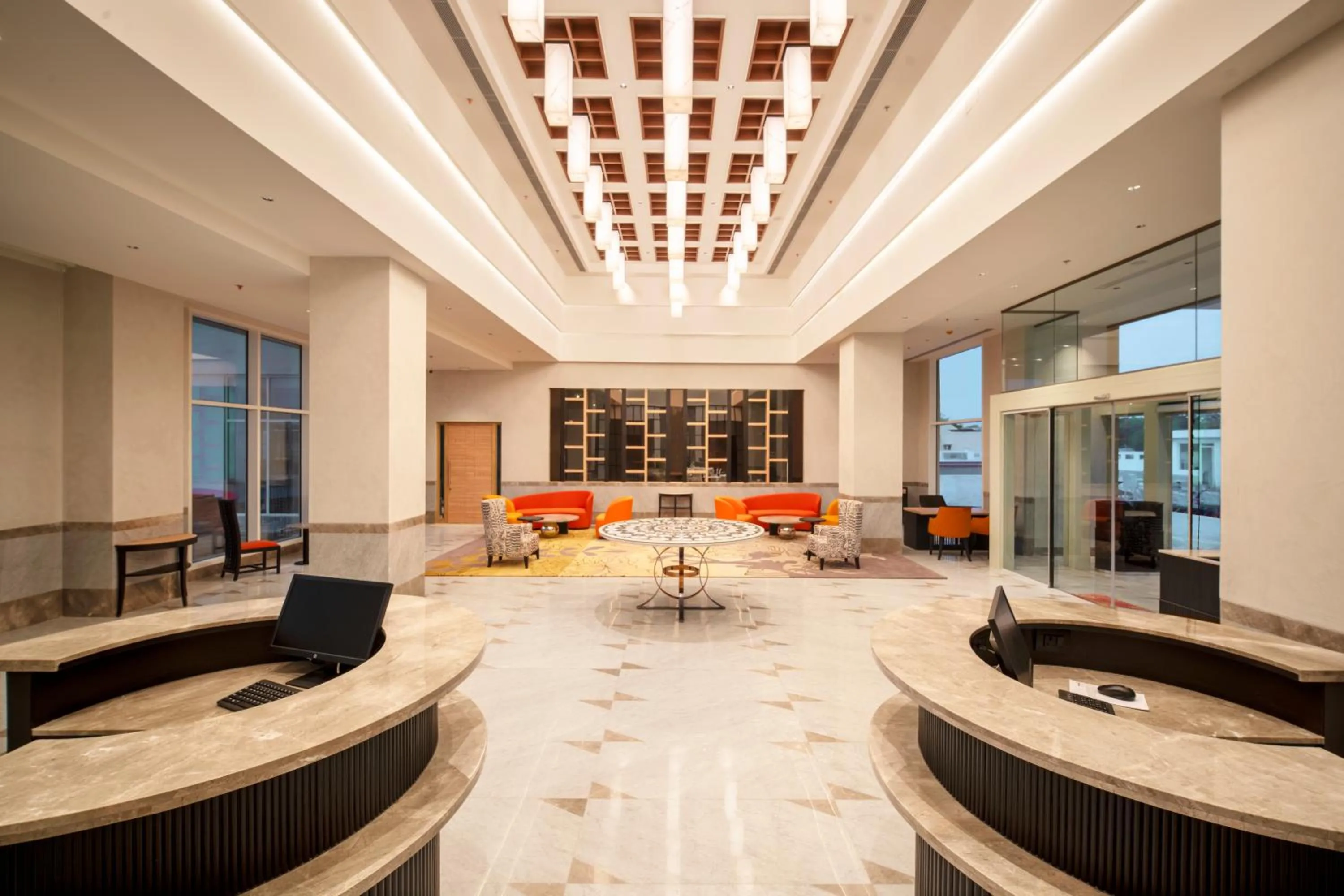 Lobby or reception in Sarovar Portico Sriperumbudur