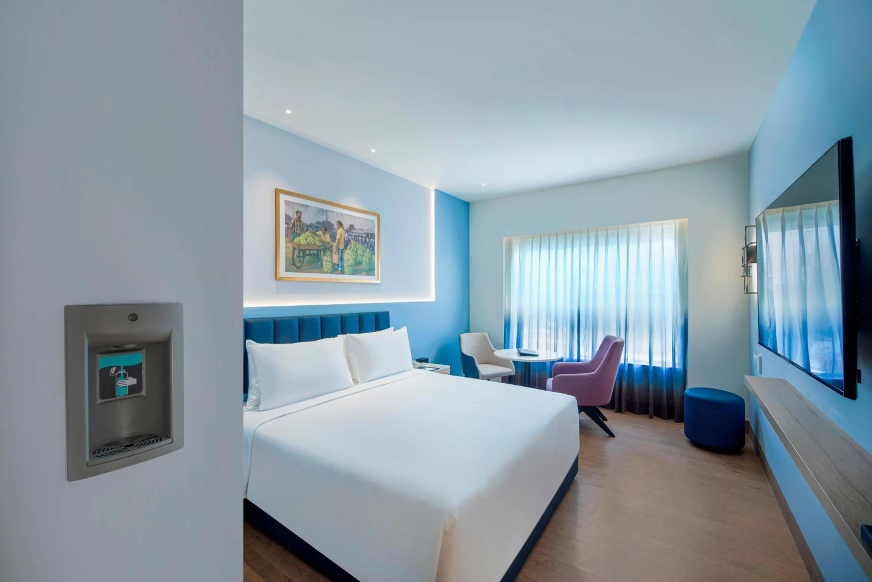 Bedroom, Bed in Sarovar Portico Sriperumbudur