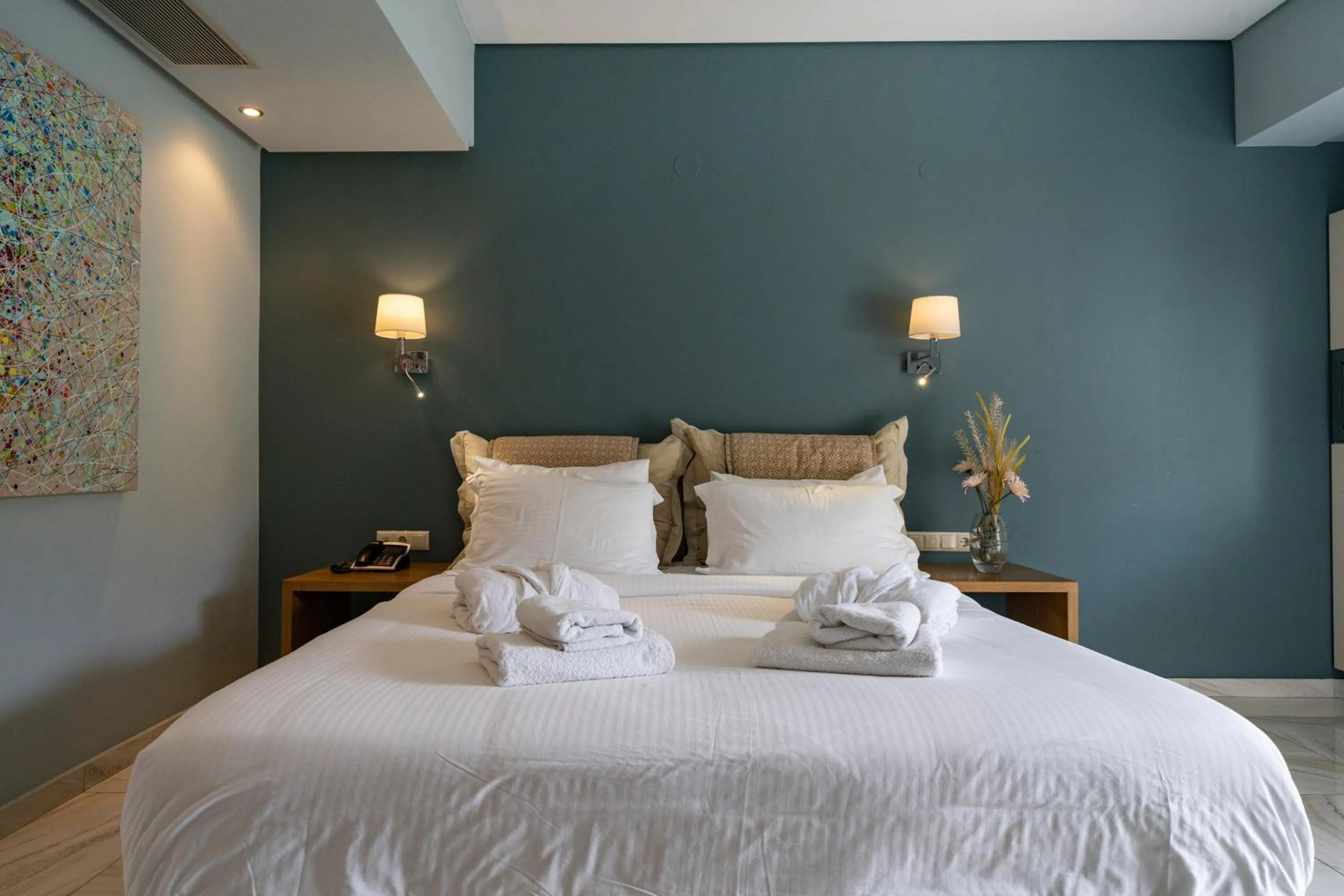 Bed in Edem Luxury Apartments