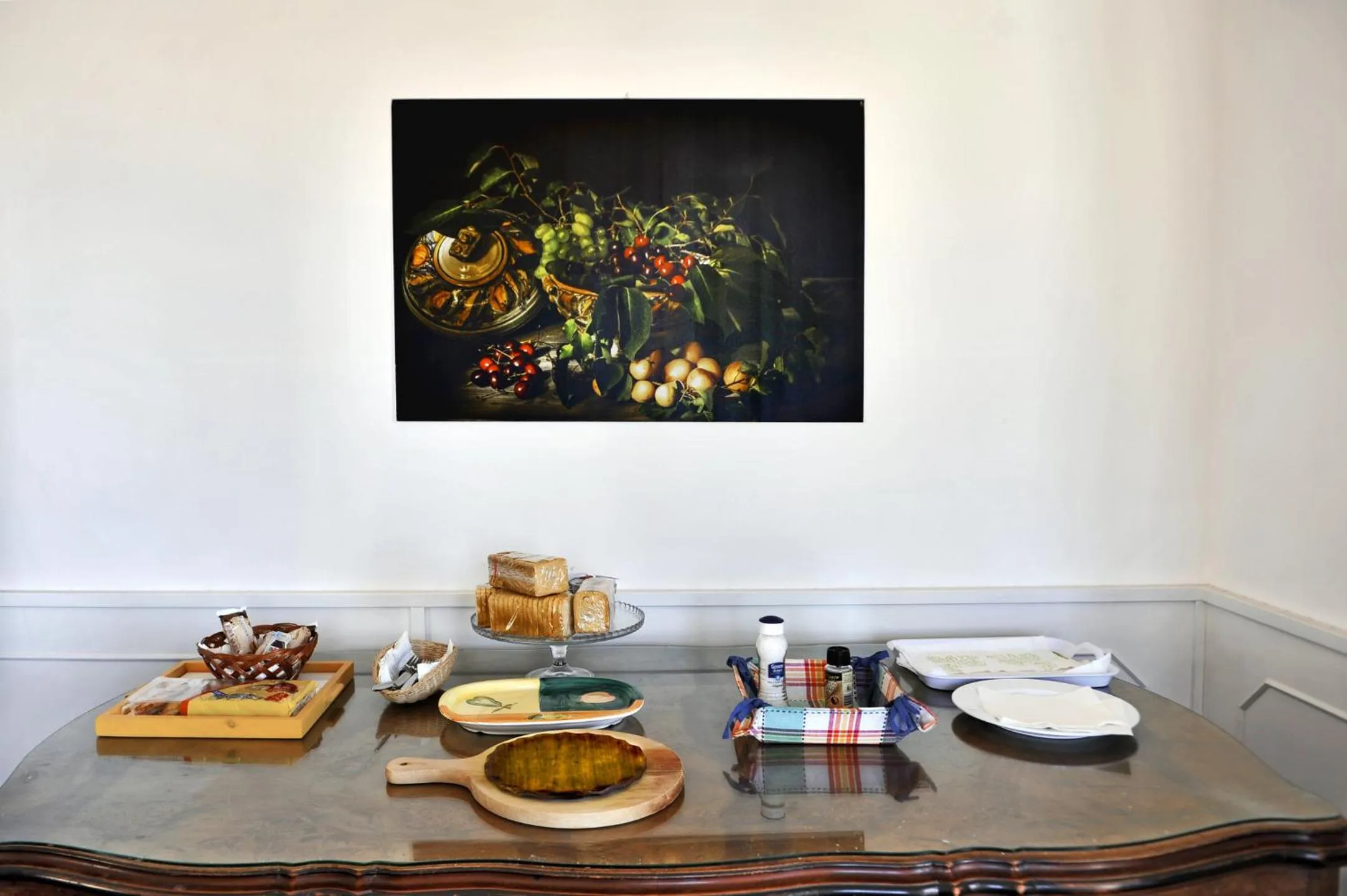 Communal lounge/ TV room in B&B Mareggiata