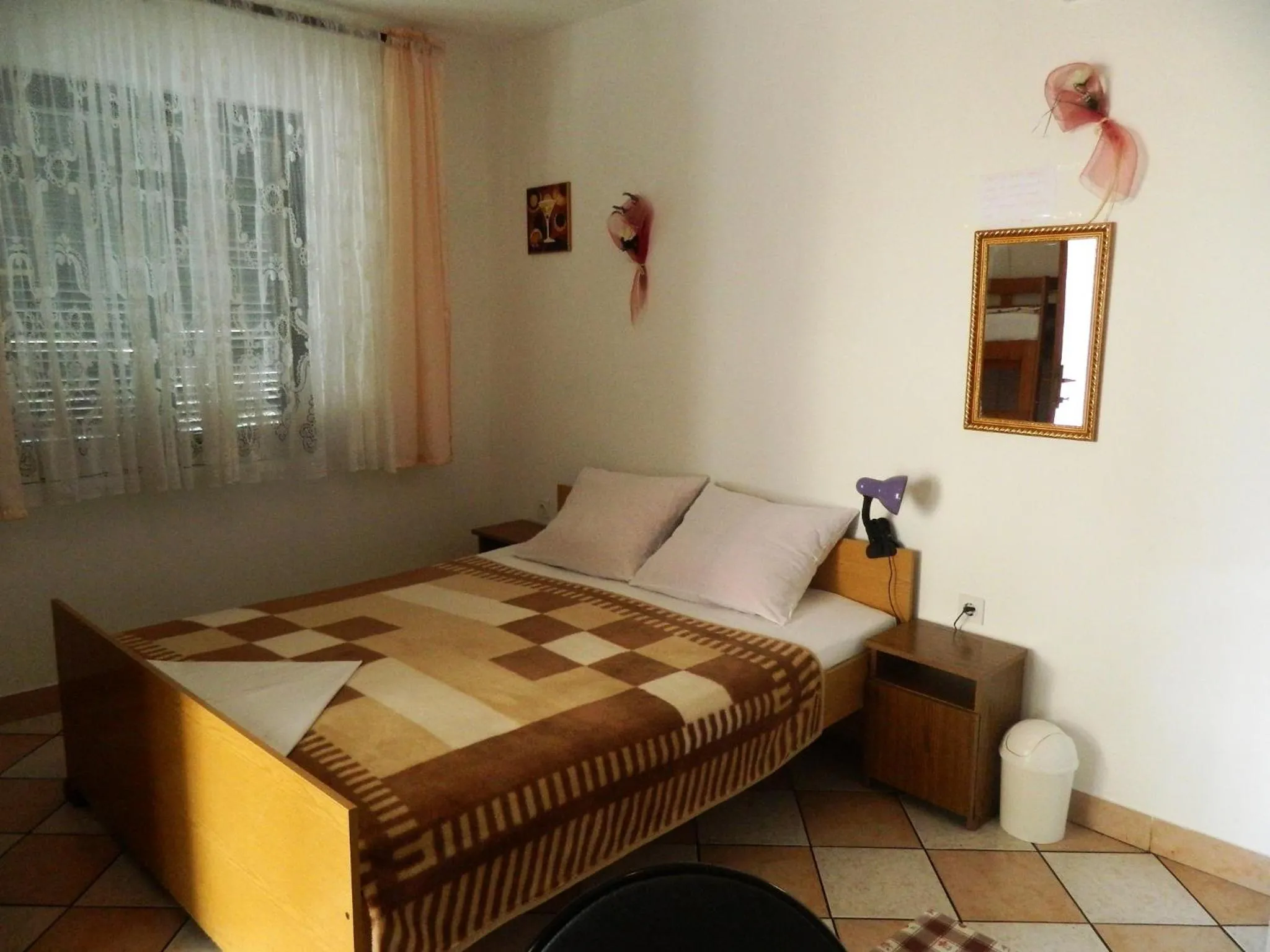 Bed in Apartment Jakoubek