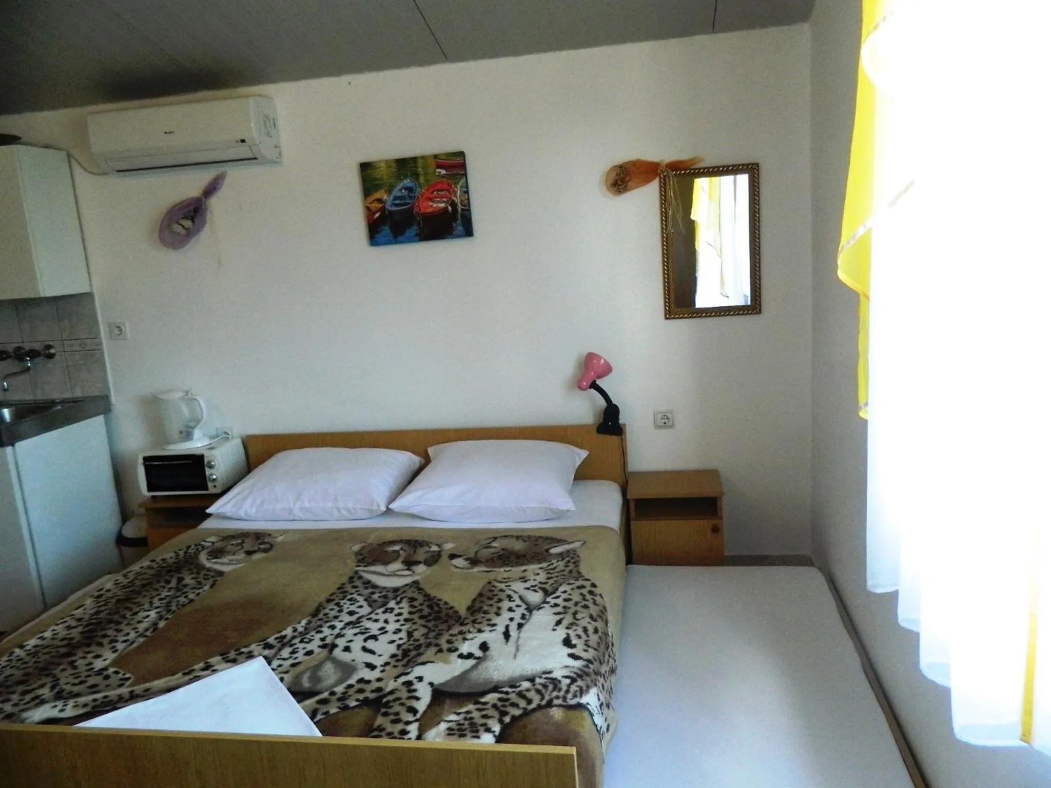 Bed in Apartment Jakoubek