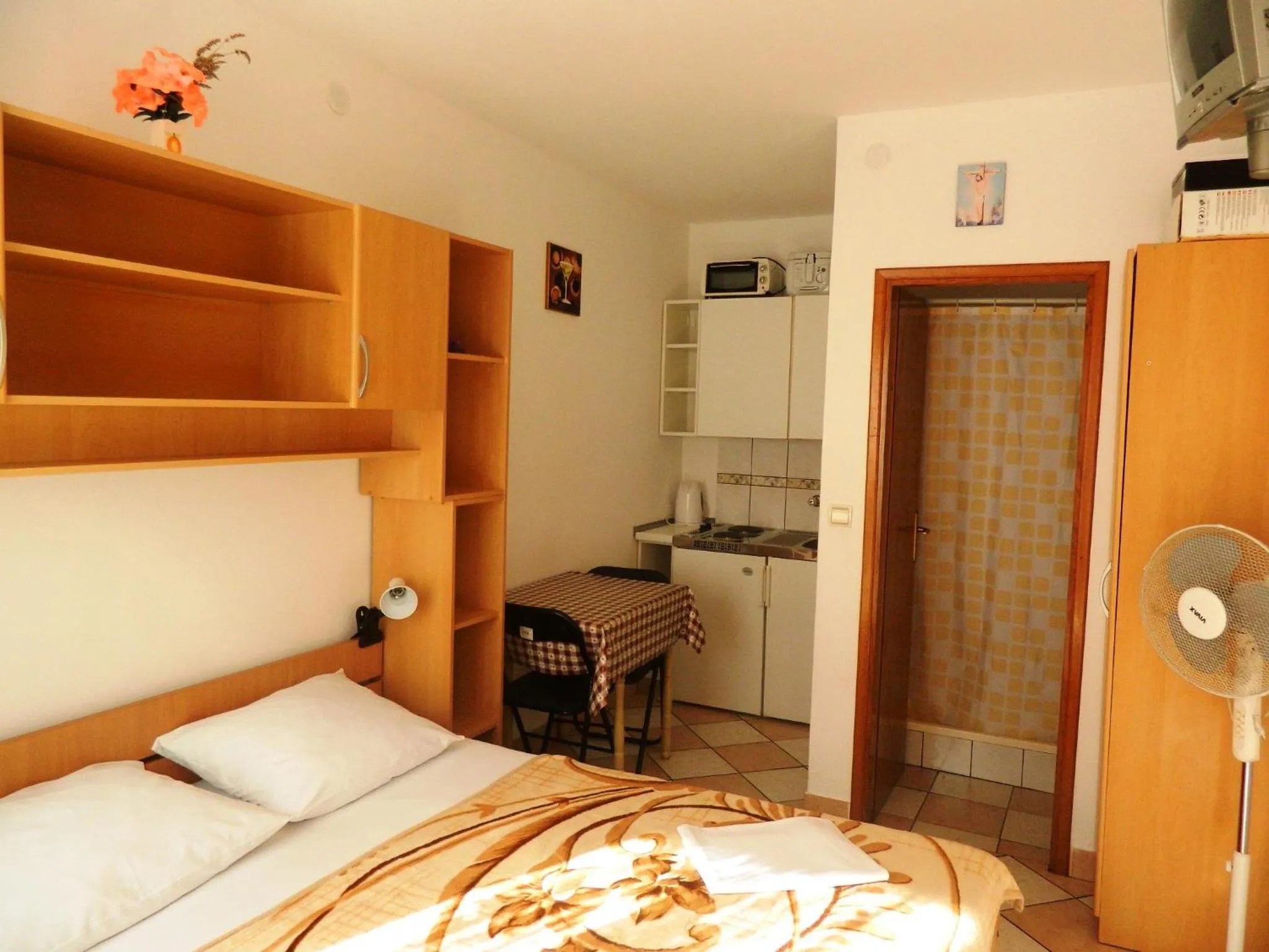 Bed in Apartment Jakoubek