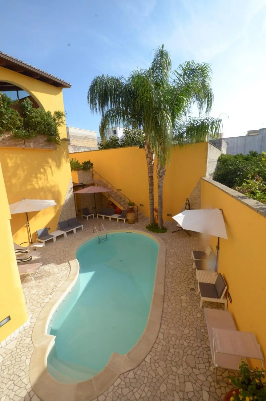 Pool view in B&B Corte Dei Figuli