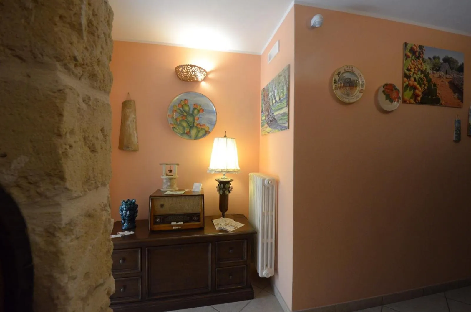 Decorative detail in B&B Corte Dei Figuli