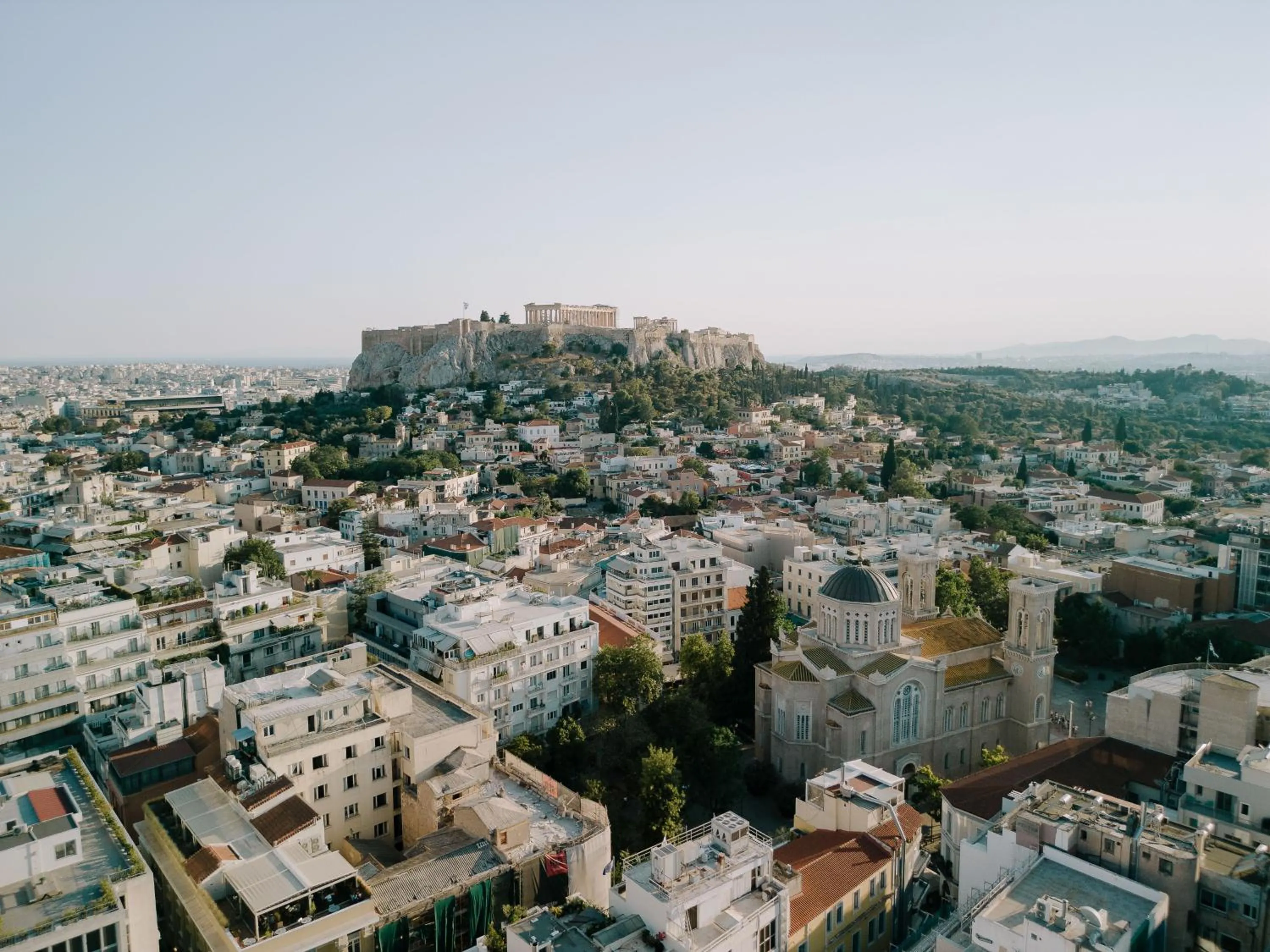 Natural landscape in Ermou 26 Hotel