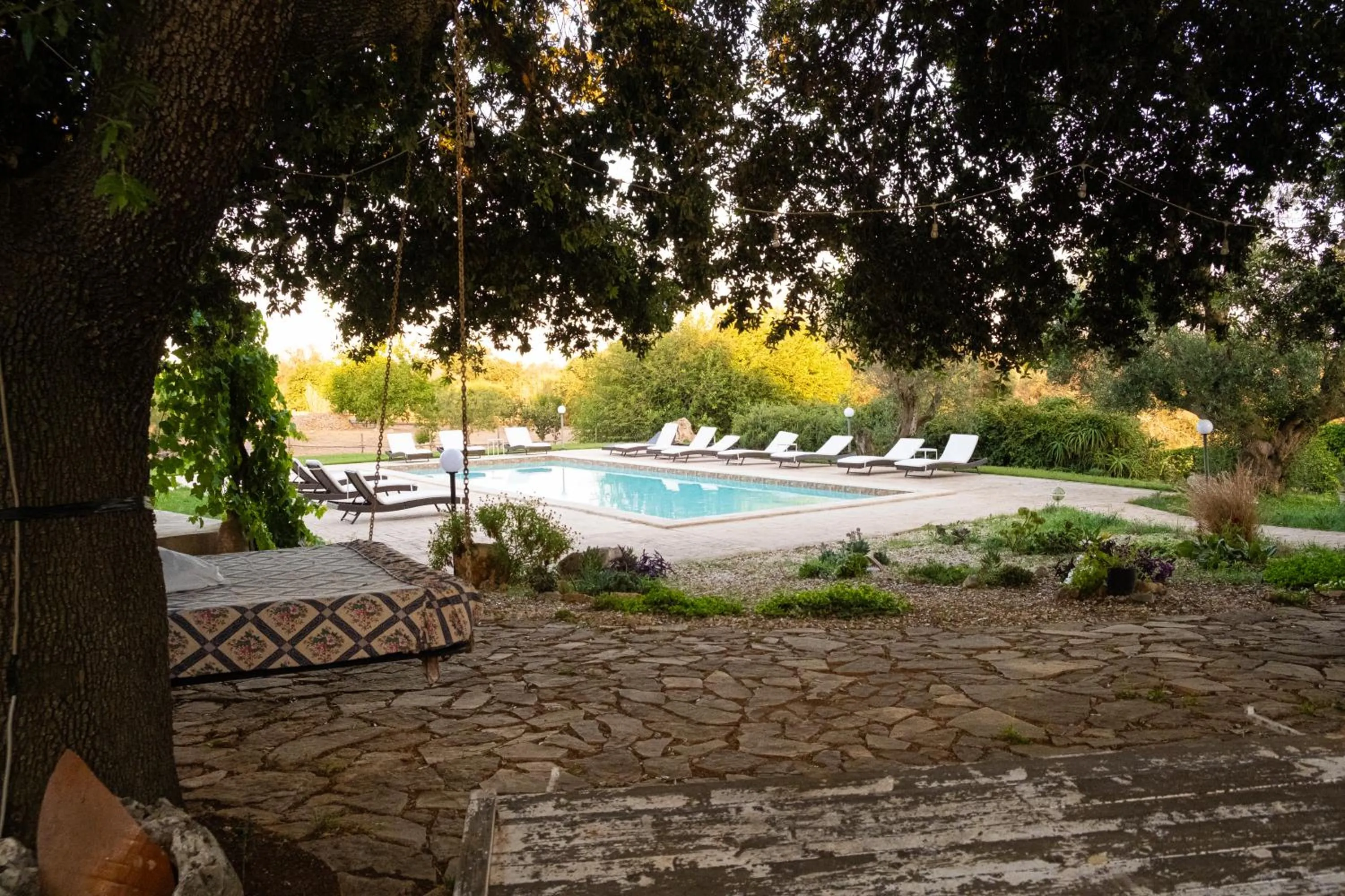 Pool view in Agriturismo Masseria Carrone