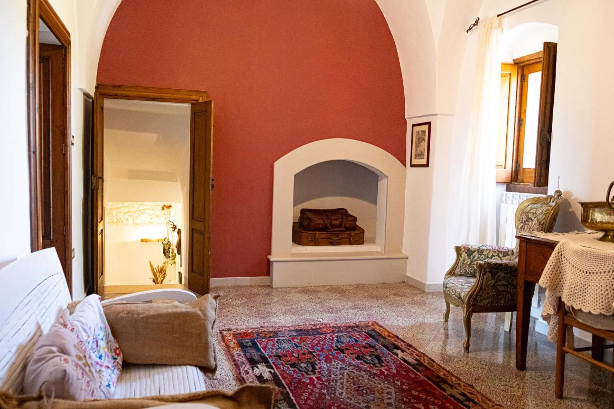 Seating area in Agriturismo Masseria Carrone