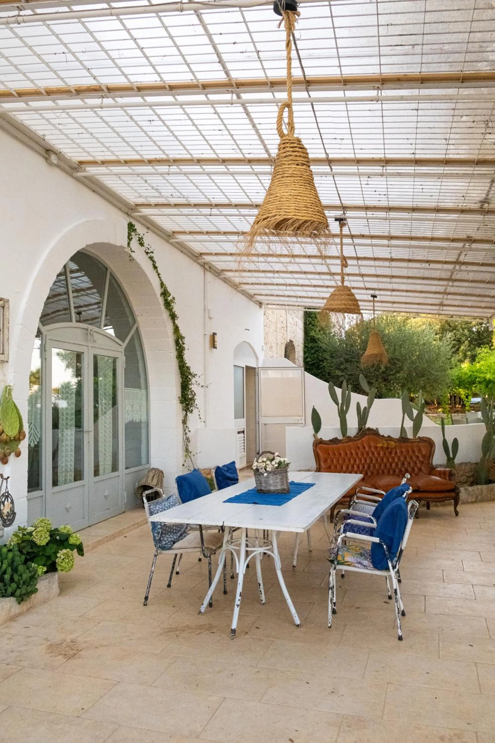 Patio in Agriturismo Masseria Carrone