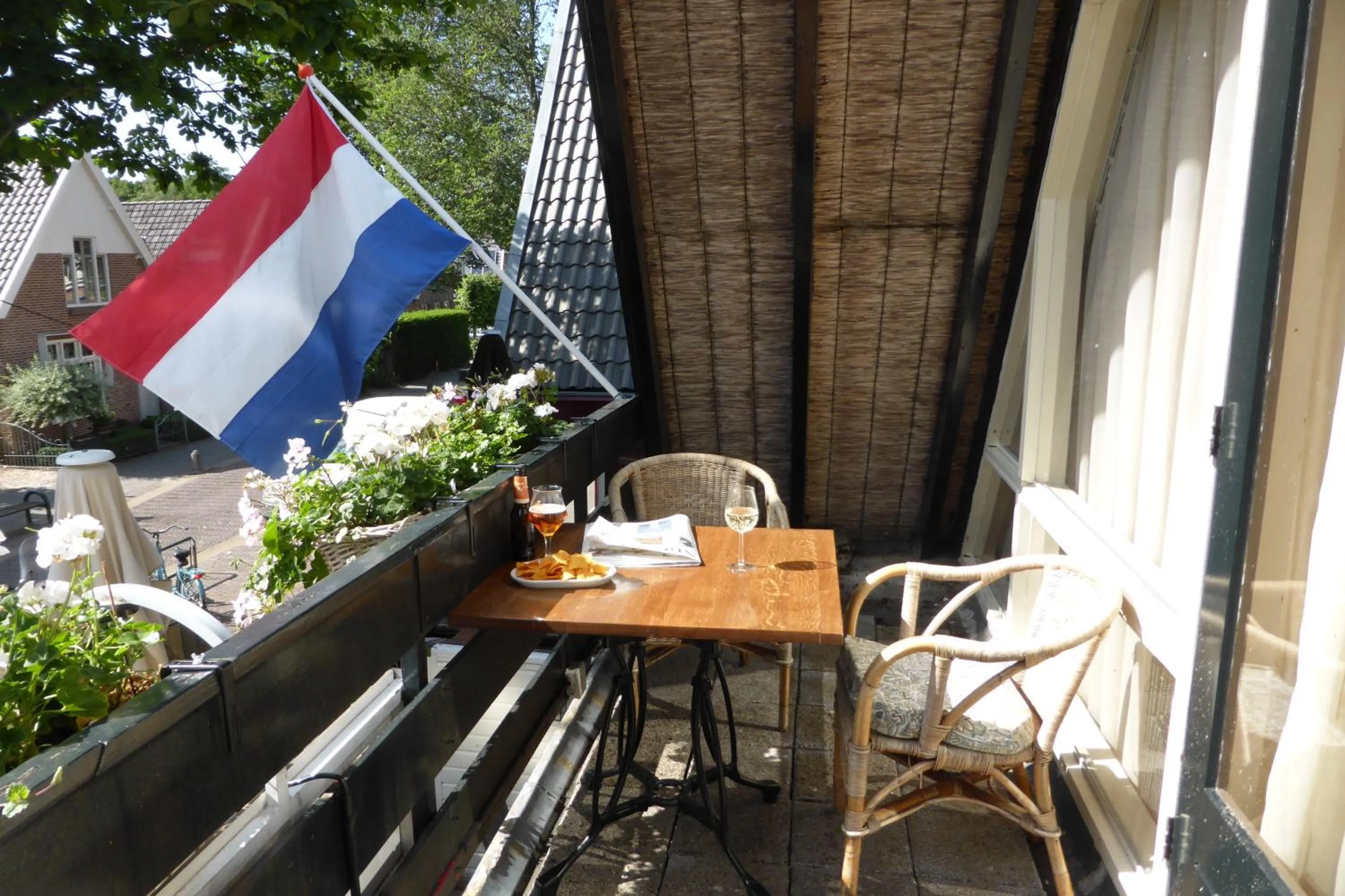 Balcony/Terrace in Duinberk B&B hotel en Brasserie